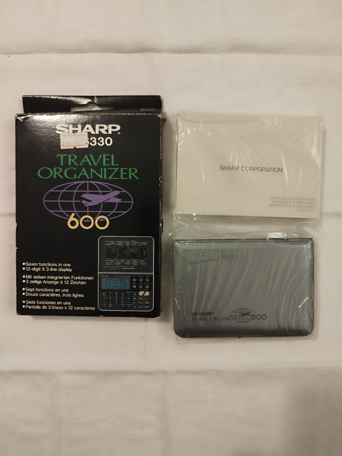 SHARP EL-6330 TRAVEL ORGANIZER 600 NEW COMPLETE STOCK NEVER USED