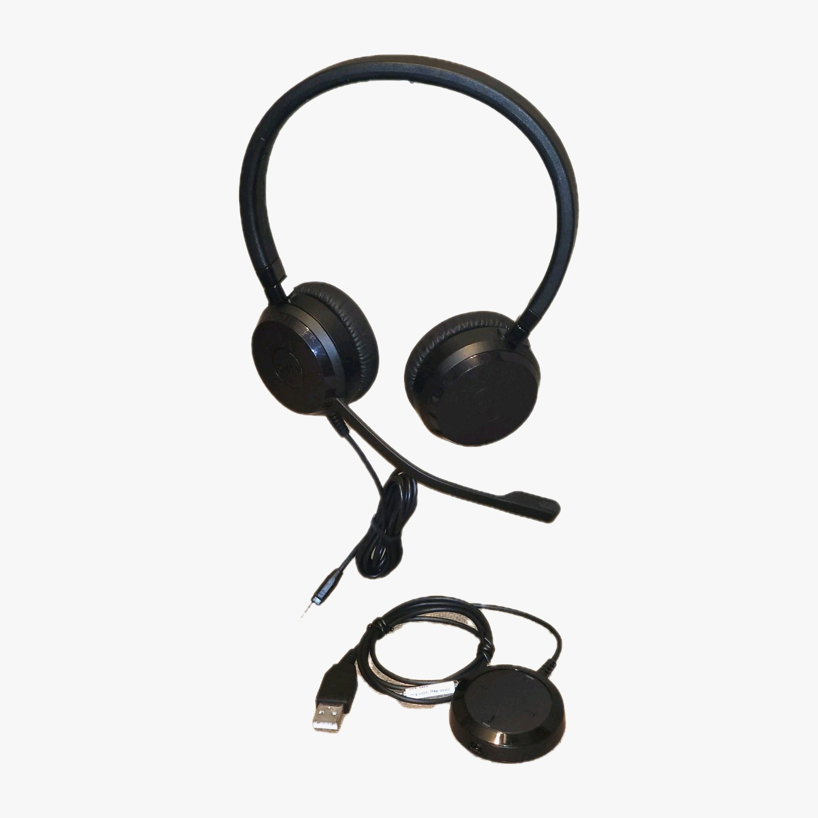 Jabra Dell ENC060 Sound Stereo USB Headset Microphone Skype for Business/Mute