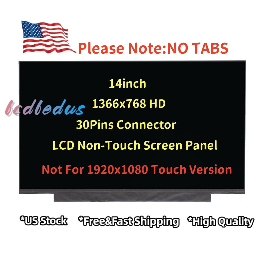 14" HD LCD LED New Screen for HP 14-dq0031dx 14-DQ0030NR 14-DQ0020NR 14-dq0032dx