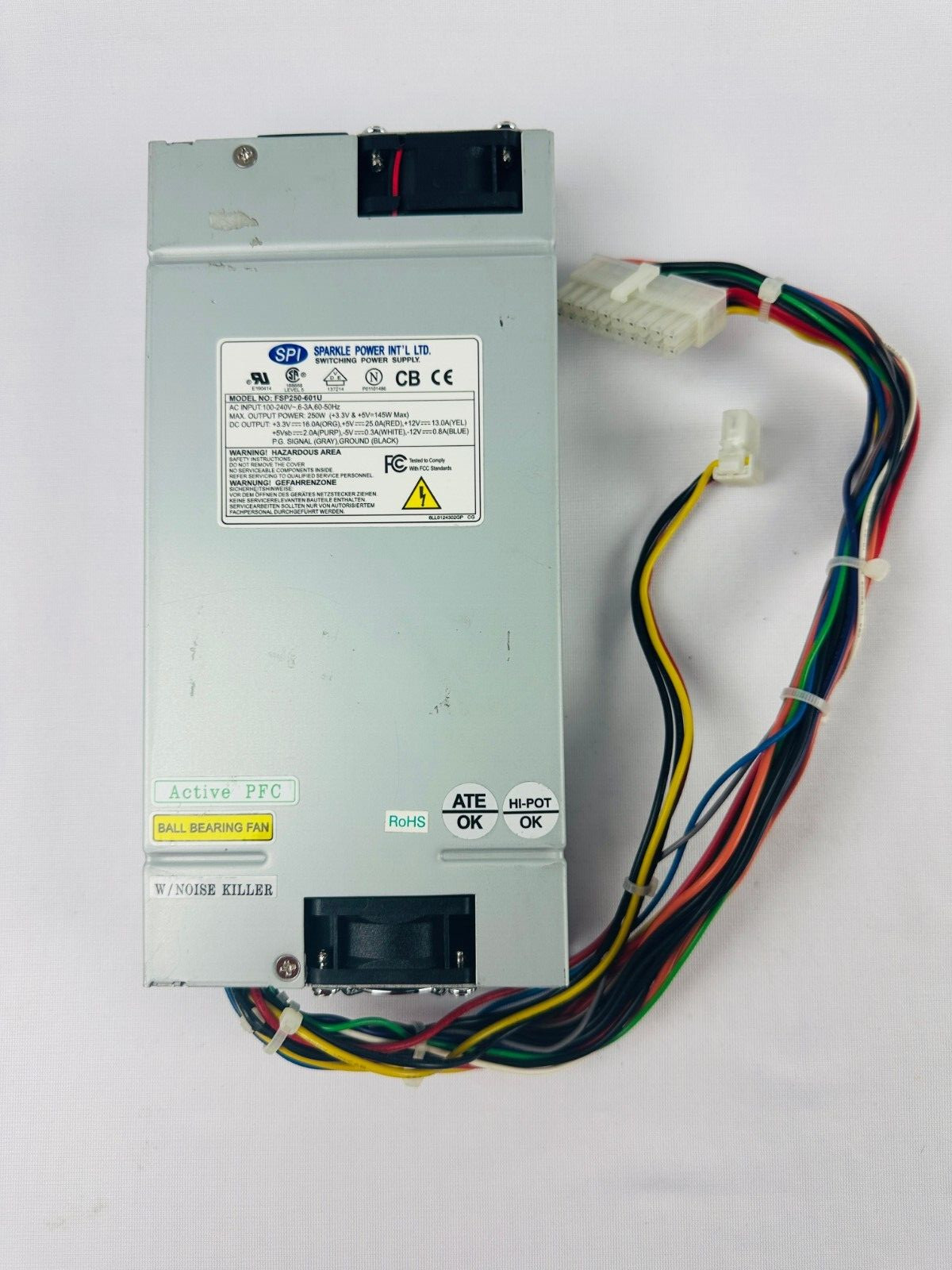 Sparkle Power FSP250-601U 9PA2503731 ATX 1U Power Supply