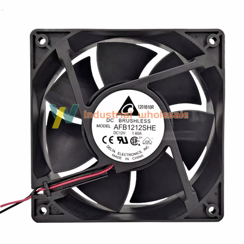 1PC brand new AFB1212SHE Delta Cooling Fan DC12V 1.6A 12038 12CM