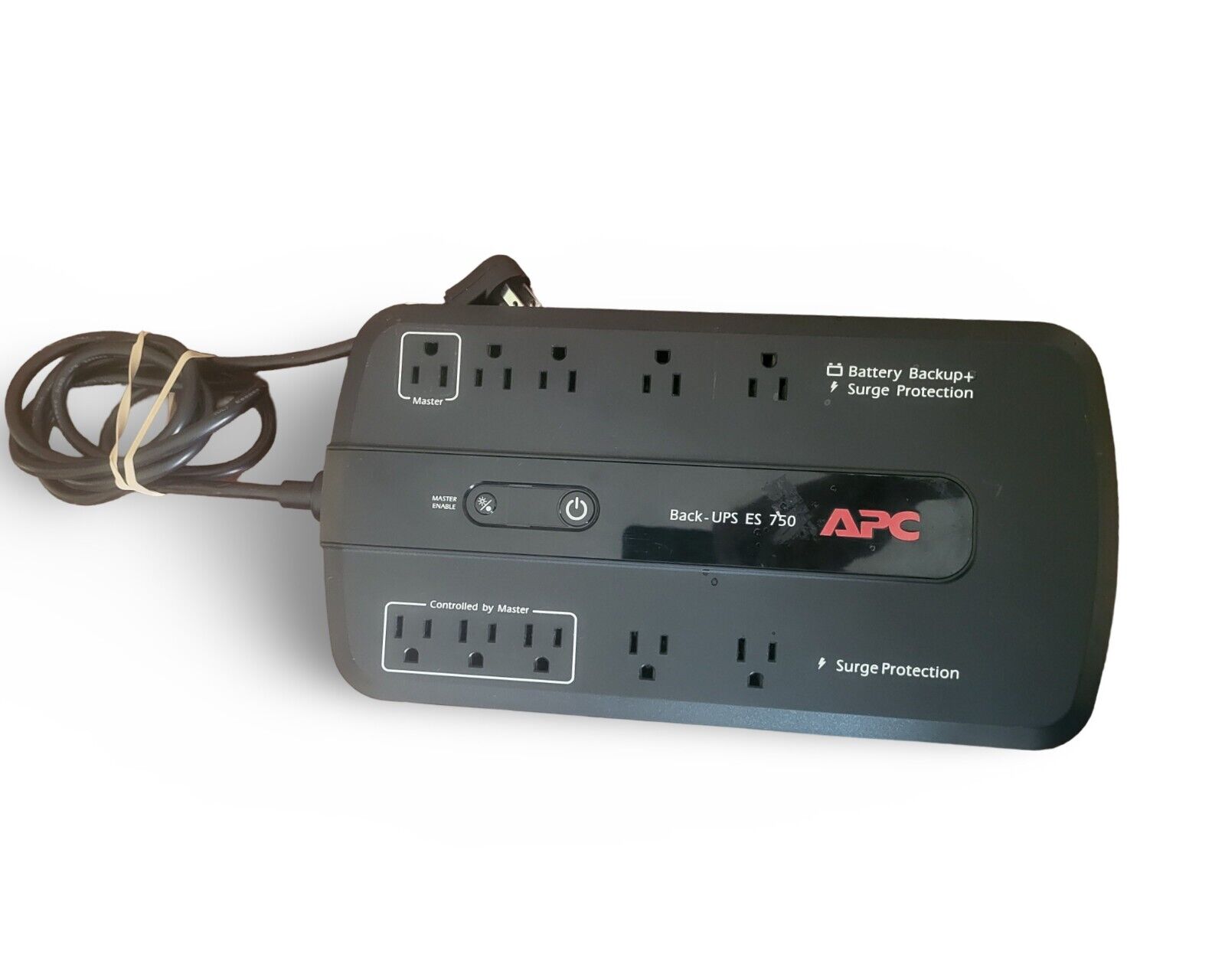 APC Back - UPS ES 750 Battery Backup Surge Protection BE750G w/ Battery Working
