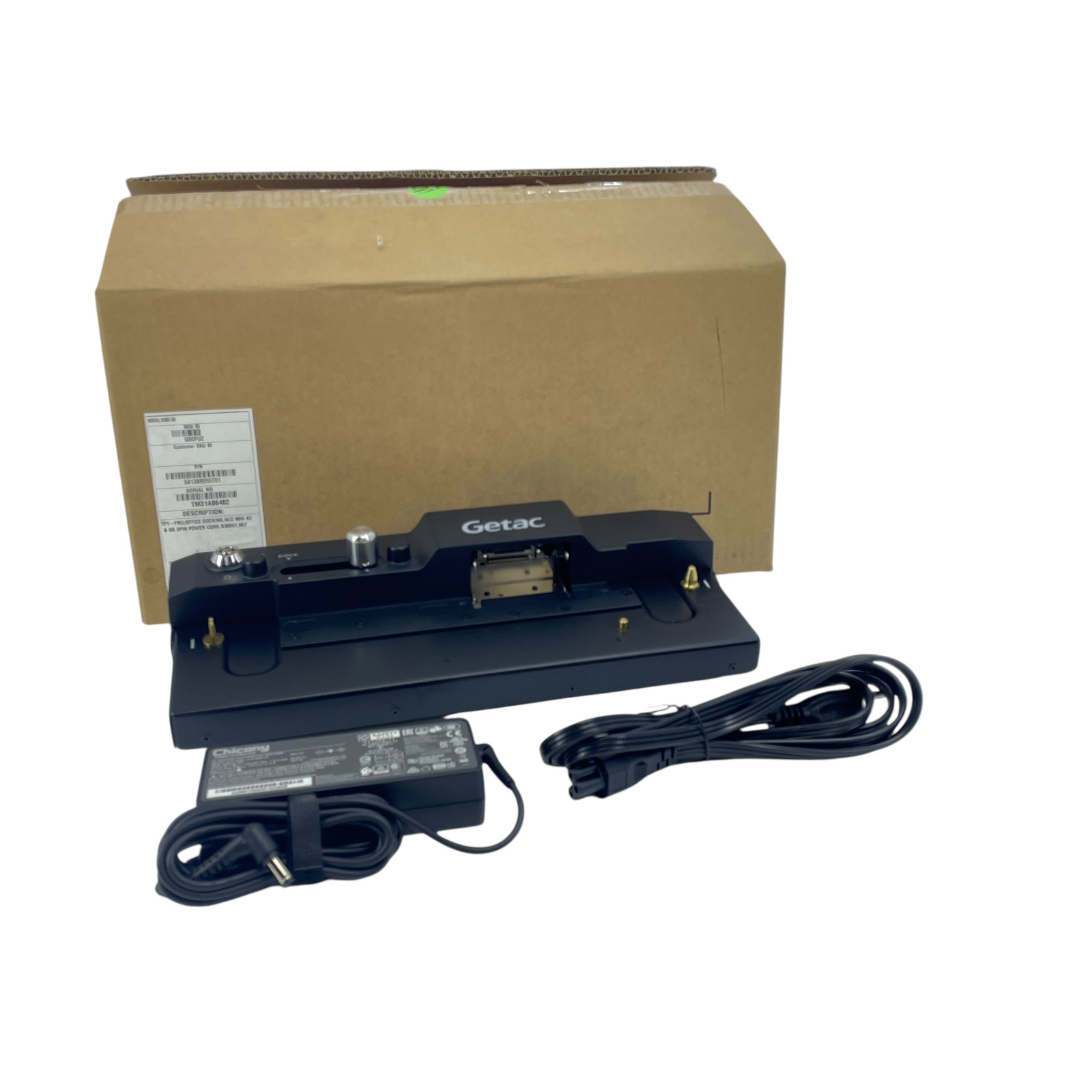 Getac Office Dock Docking station B300 OD 2 Keys & 90W Adapter #N9877