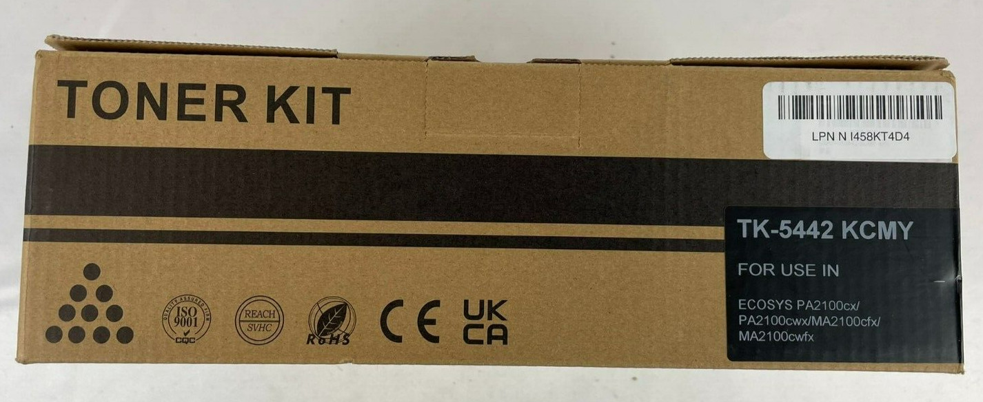 Compatible for Kyocera TK5442 TK-5442 Toner Cartridge 4 Pack for Kyocera ECOS...