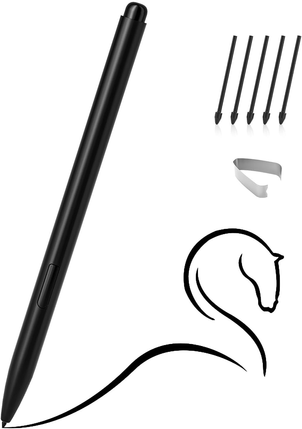 EMR Stylus for Remarkable 2, Magnetic Digital Pen, Eraser, 5 Tips