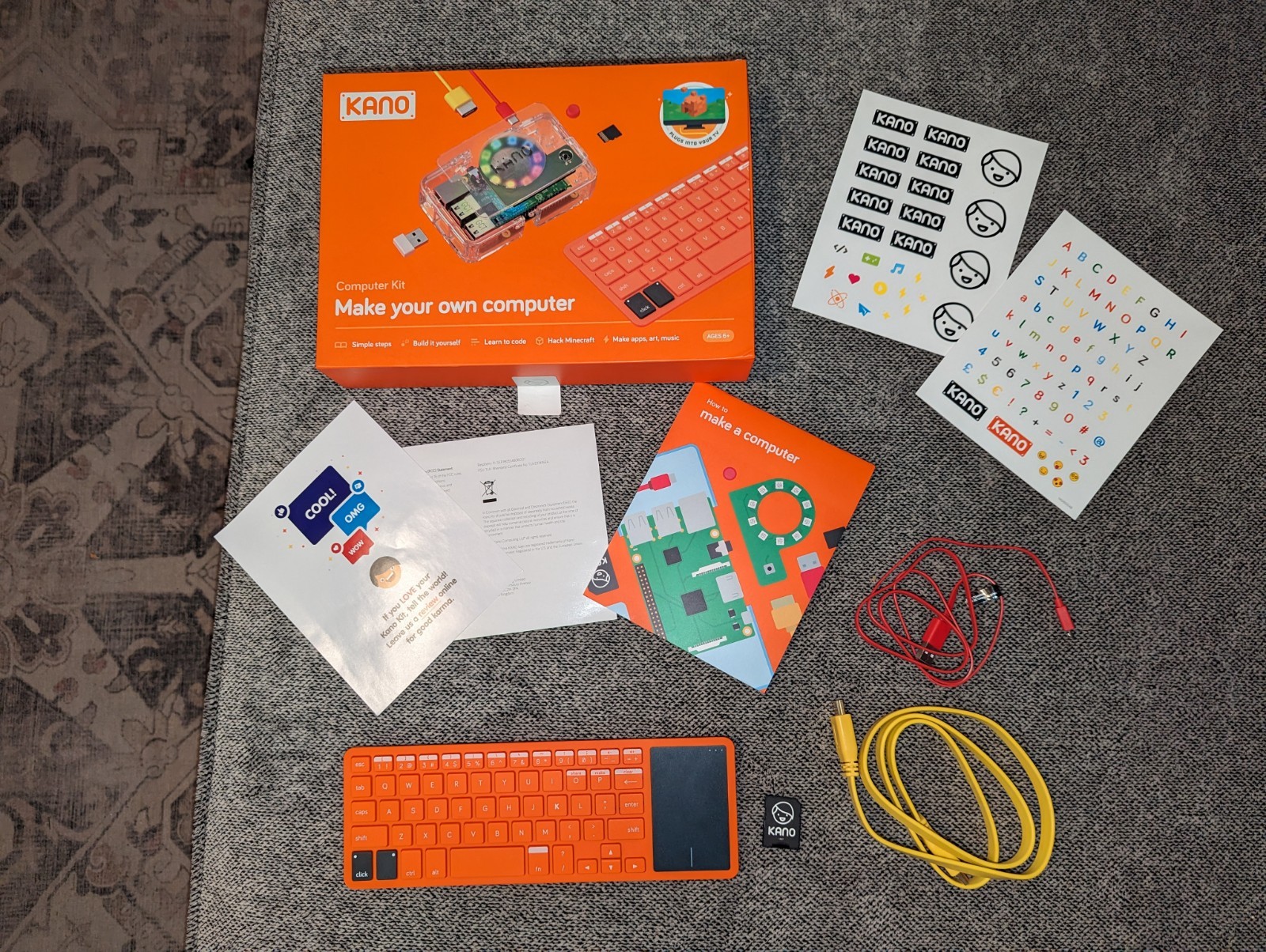 KANO Computer Kit Make Your Own Computer MISSING PIECES READ PLEASE 