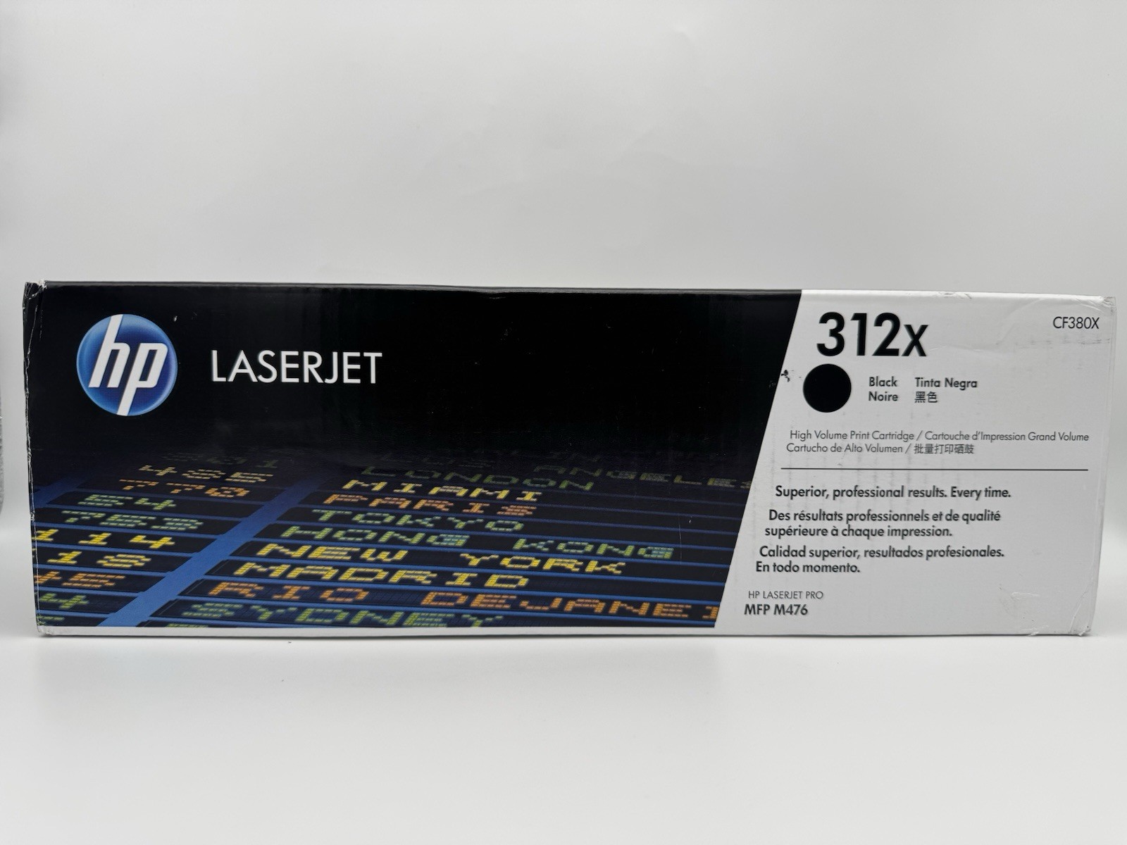 HP LaserJet 312X / CF380X Black Toner Cartridge – New Open Box