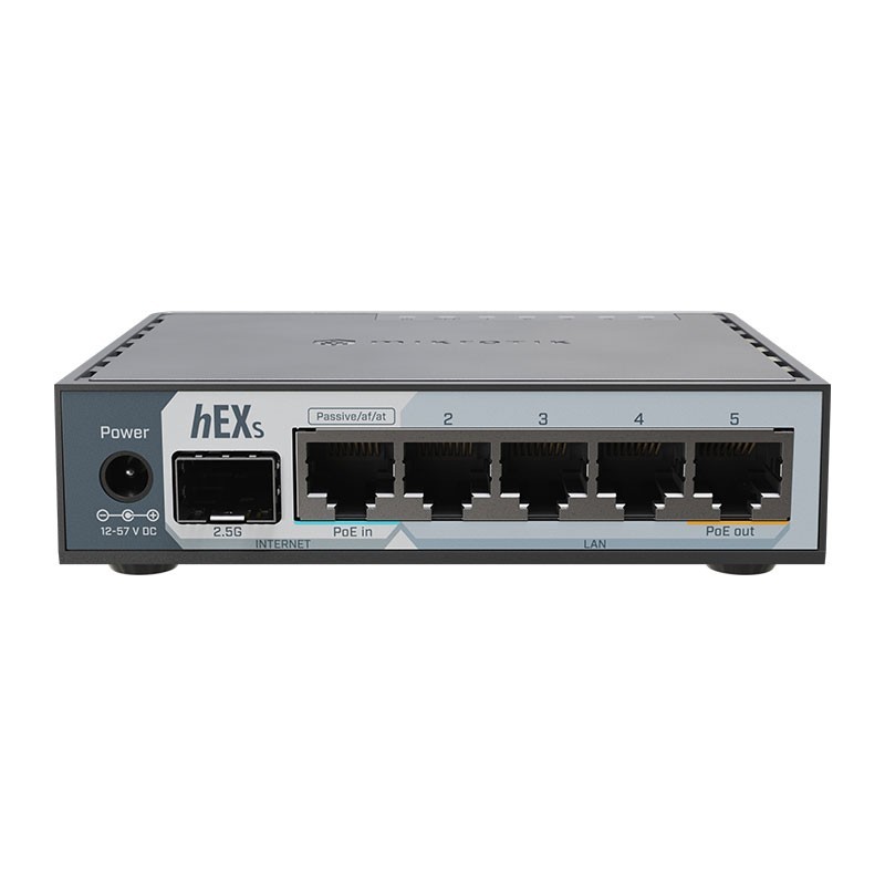 Mikrotik E60iUGS hEX S RB760iGS Upgraded Compact Wired ROS Router 5xGigabit