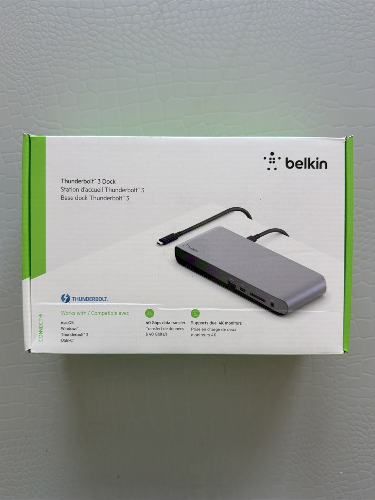 Belkin Thunderbolt 3 Dock -  F4U097TT USB-C Docking Station Brand New