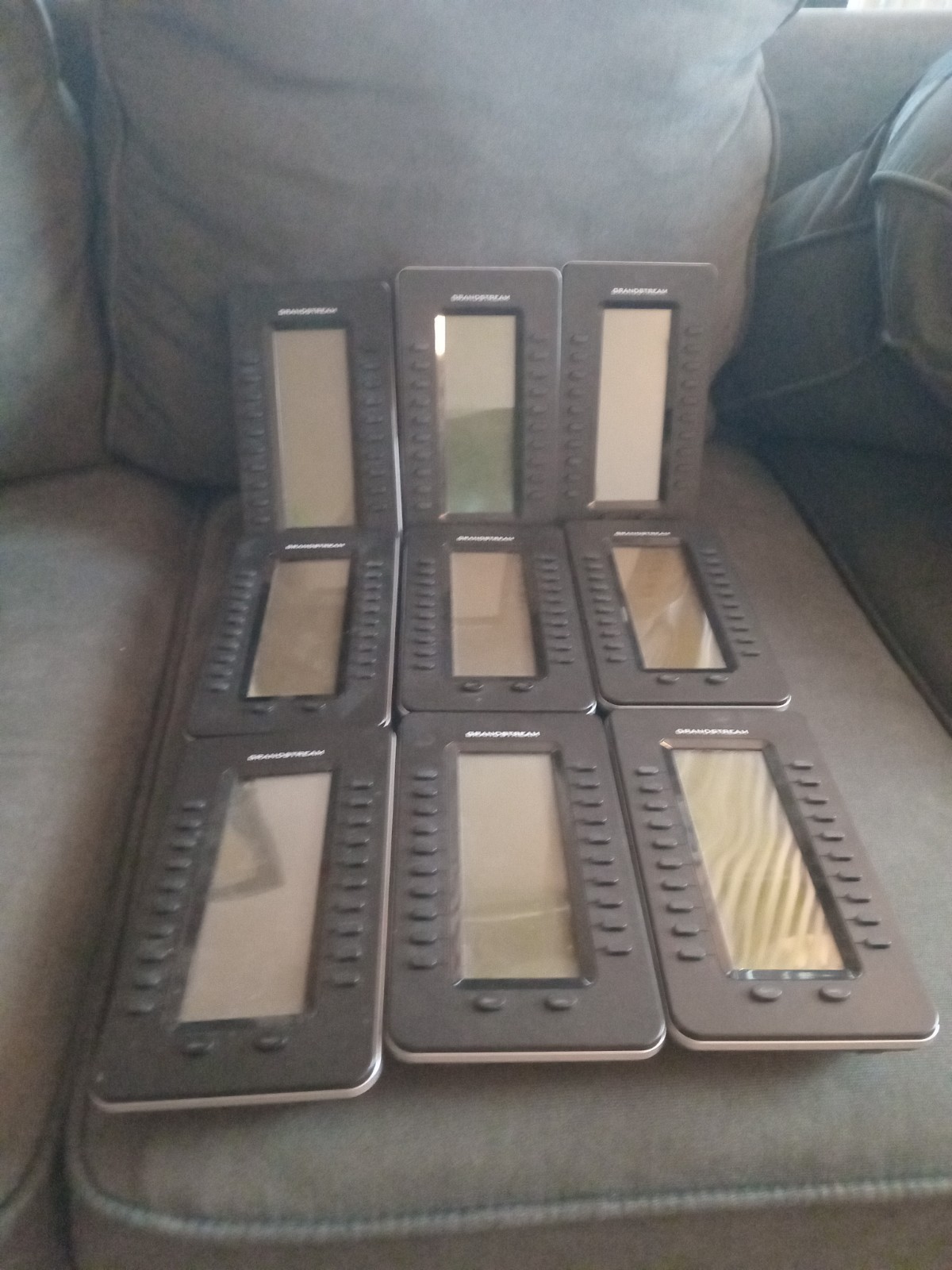 Lot Of 9 Grandstream GXP2200EXT Phone Expansion Module Please Read