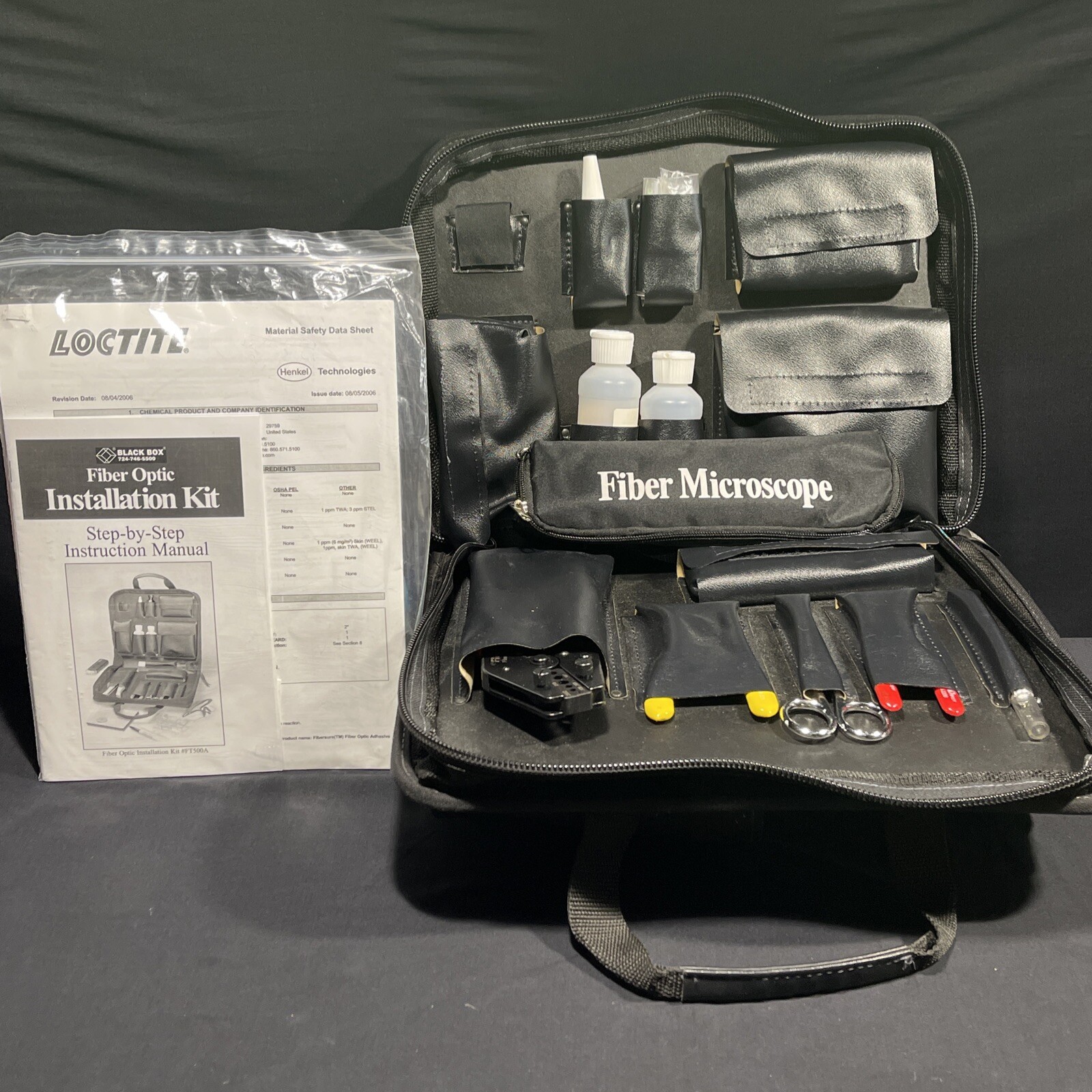 Fiber Optic Professional Installation kit, Black box FT500A