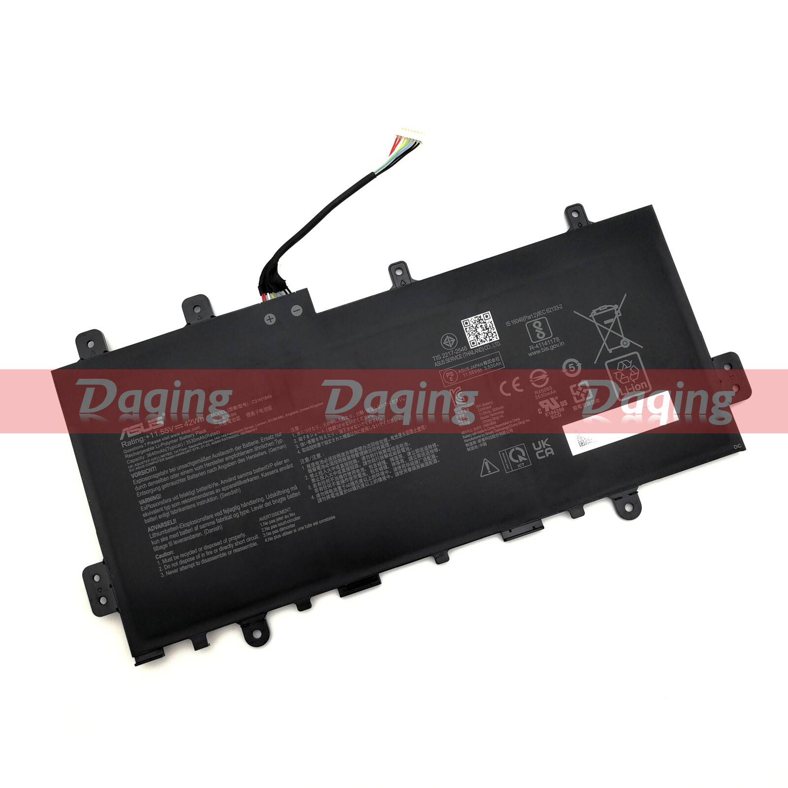 New Original C31N1845-1 C31N1845 Battery for Asus Chromebook Flip C346FA C436FA