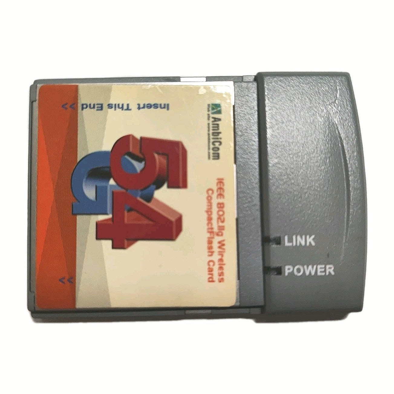 AmbiCom WL54-CF 802.11g 54Mbps Wireless Wifi CompactFlash CF Card