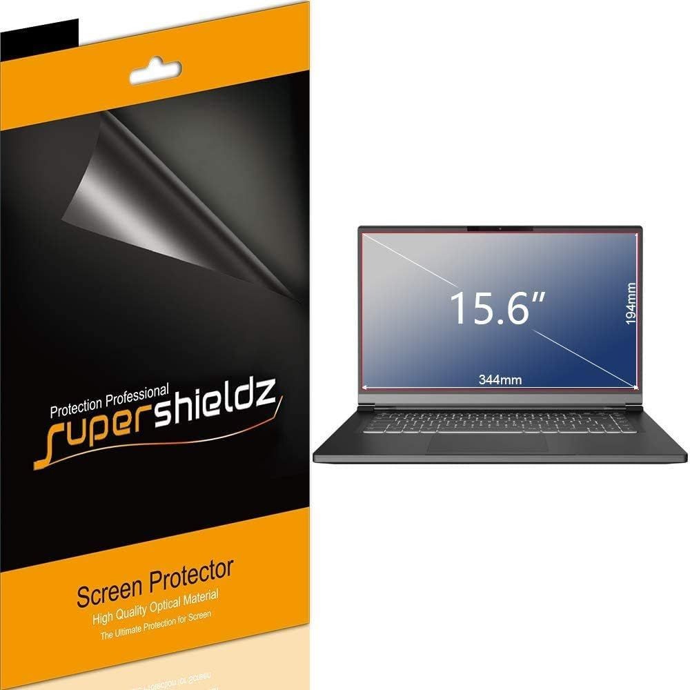 Universal 15.6" Laptop Screen Protectors, Clear 3-Pack with 16:9 Aspect Ratio