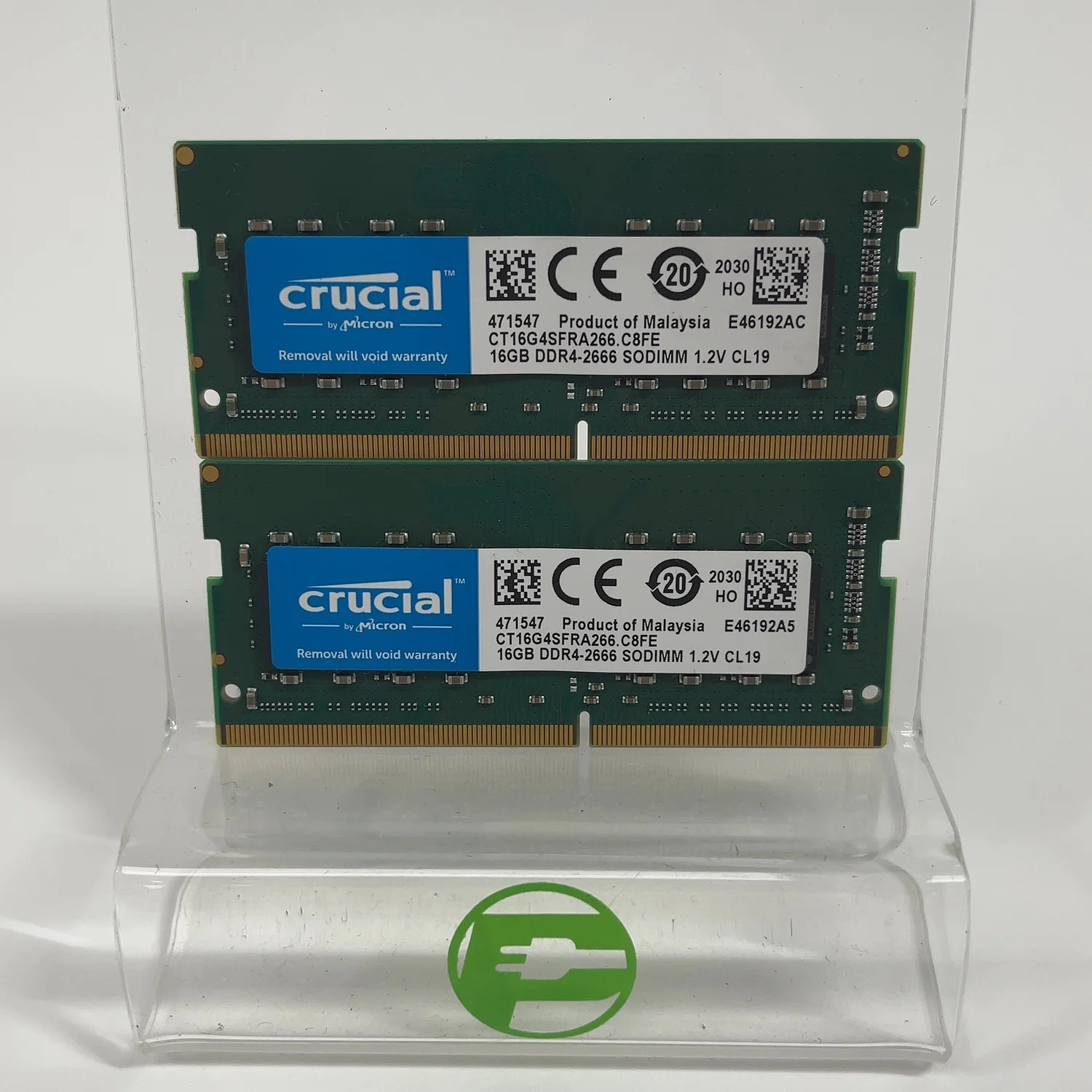 Crucial Micron 32GB (2x16GB) RAM DDR4 2666MHz CT16G4SFRA266