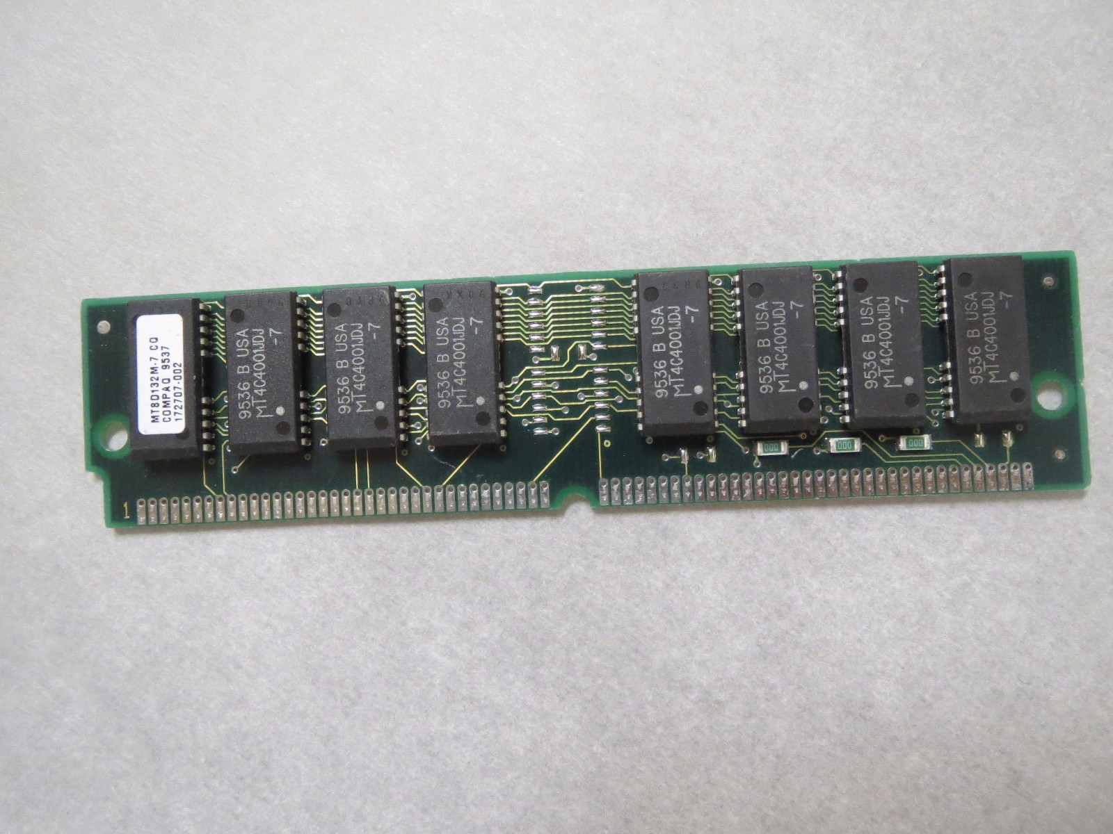 COMPAQ 172707-002 9537 4C4001JDJ -7 MEMORY RAM 