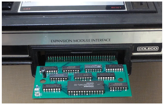 RAMBOard 32k RAM expansion for the ColecoVision - Play Super Game Modules Games