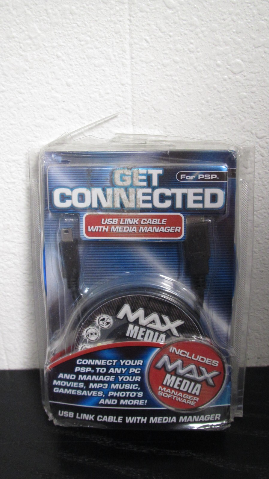 CodeJunkies USB Link Cable With Max Media Manager For PSP