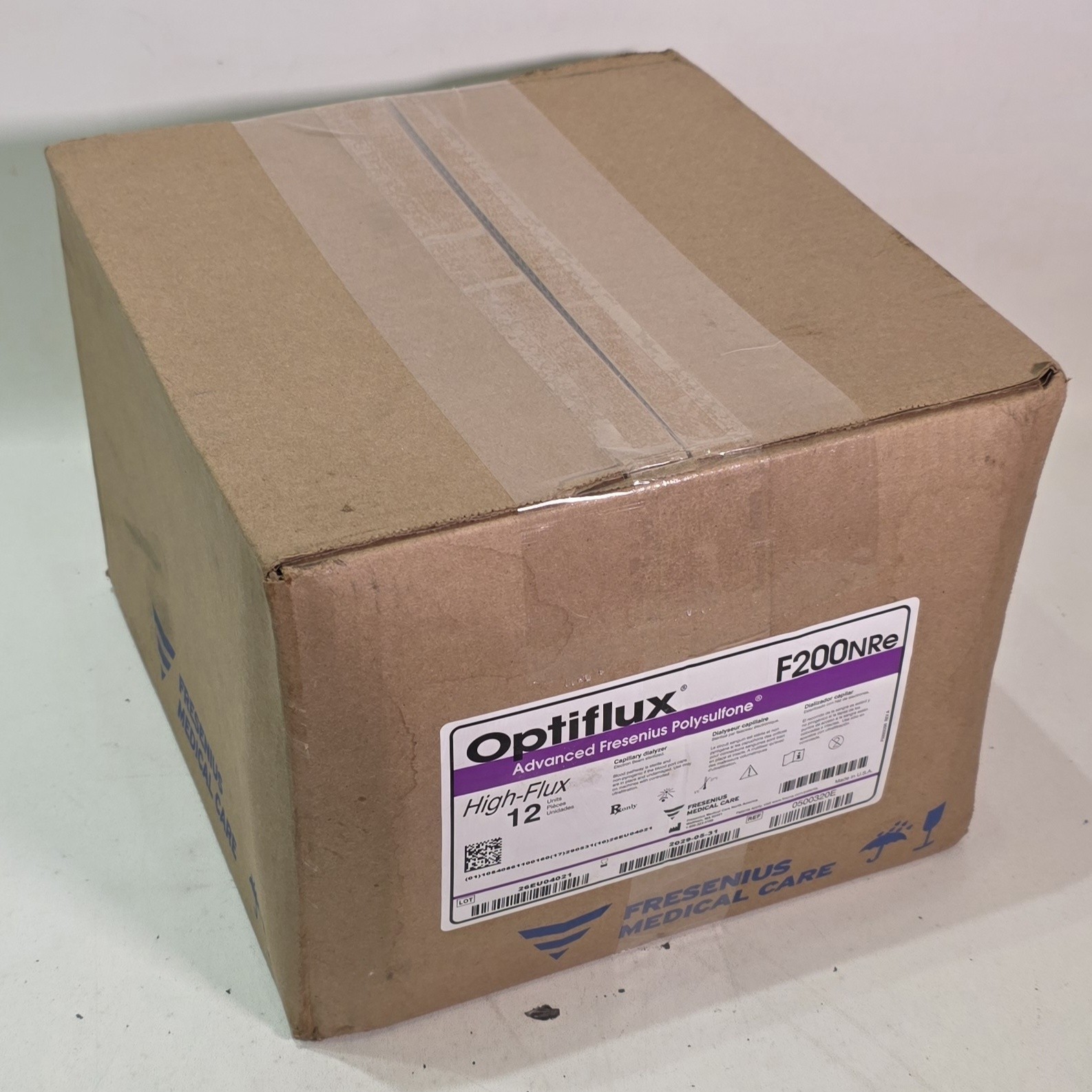 NEW Case of 12, Fresenius Optiflux F200NRe High-Flux Dialyzer
