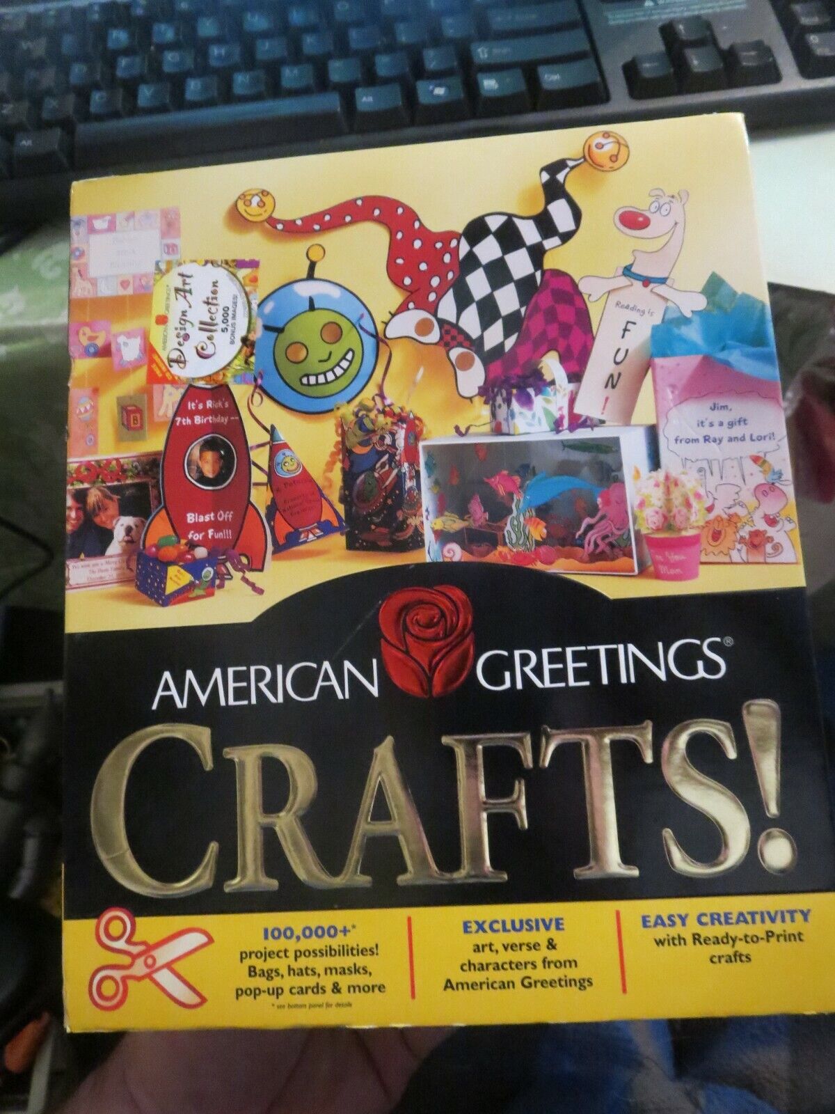 American Greetings CRAFTS for Windows 95/98 PC Box set factory sealed