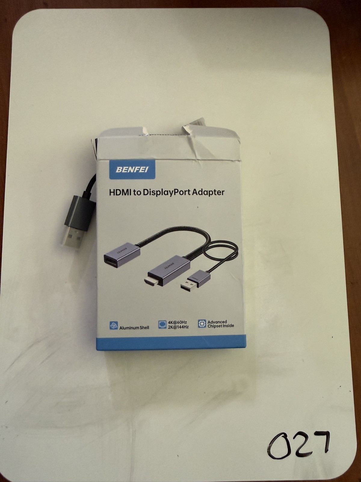 BENFEI HDMI to DisplayPort Adapter 4K@60Hz 2K@144Hz USB Powered Aluminum