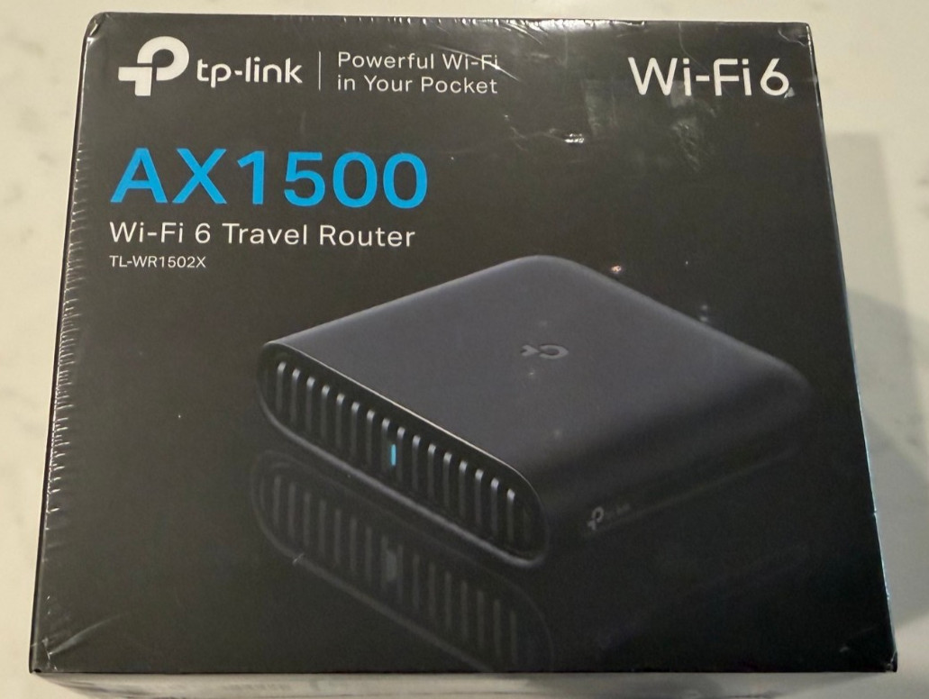 TP-Link AX1500 Router - UNUSED NEW UNLOCKED - ULTRA PORTABLE - GREAT FOR TRAVEL