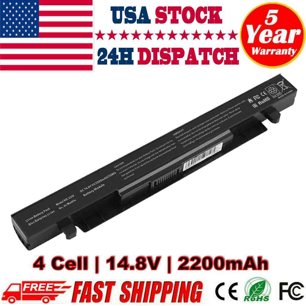 Laptop Battery For Asus X550L A41-X550 A41-X550A fast ship