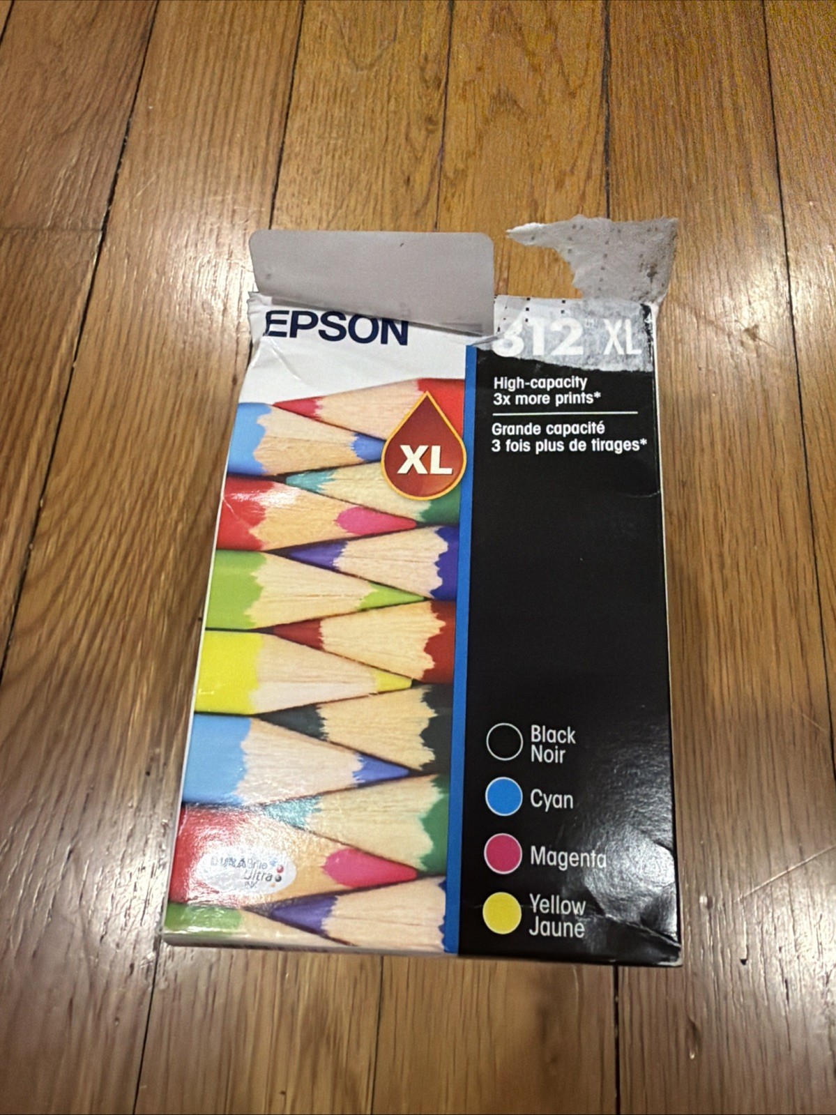 Epson 812XL Genuine High Capacity 4-Pack Ink Cartridge Combo T812XL-XCS