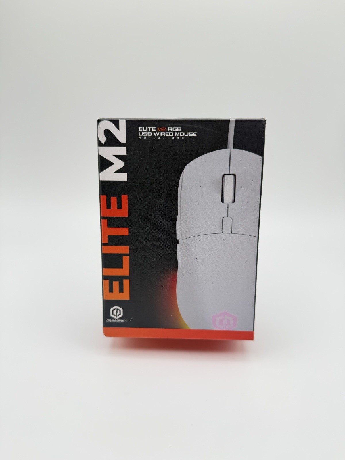 NEW Cyberpower Elite M2 Gaming Mouse For PC RGB Wired White