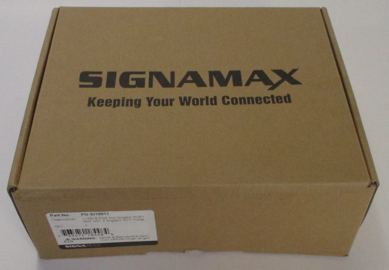 Signamax SI10011 8-Port Industrial Gigabit PoE+ Switch