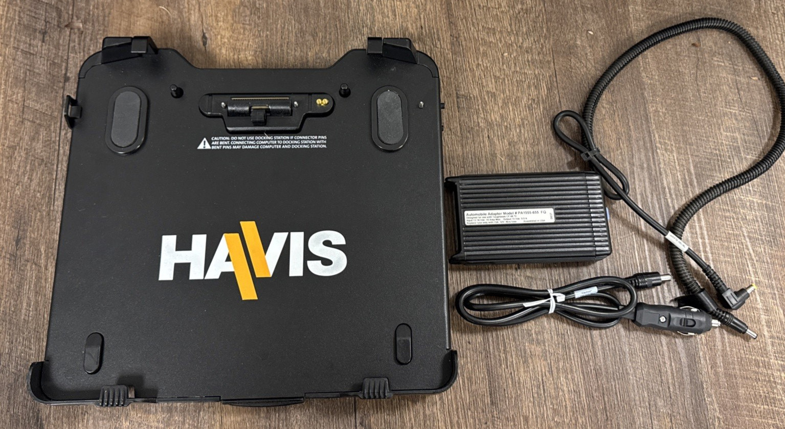 Havis DS-PAN-1112-2 HA-33LDS2L Docking Station Dual Pass CF-33, Lind Power Set D