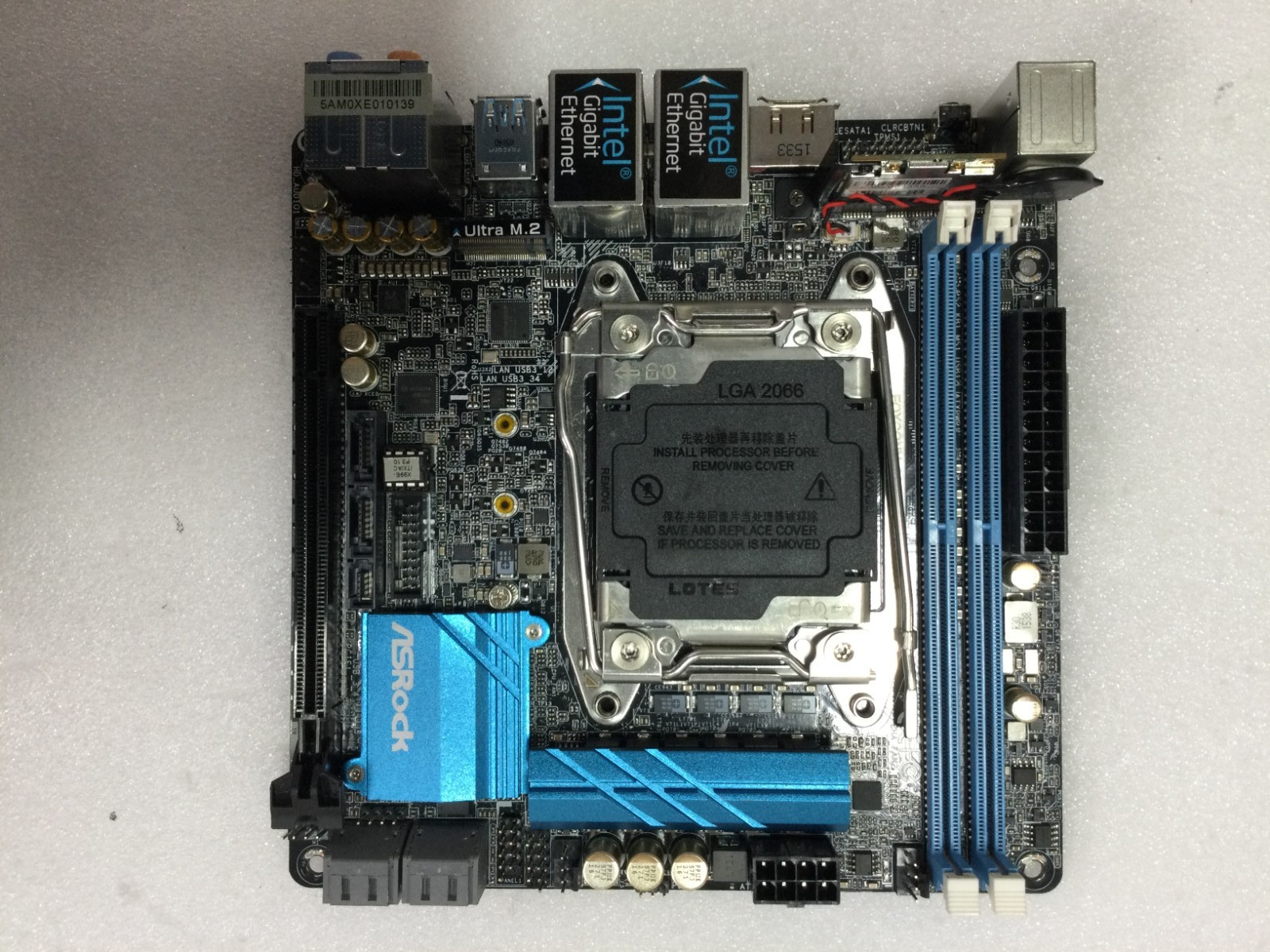 ASRock X99E-ITX/ac LGA2011-3 Mini ITX X99 Motherboard DDR4 Xeon-FOR PART