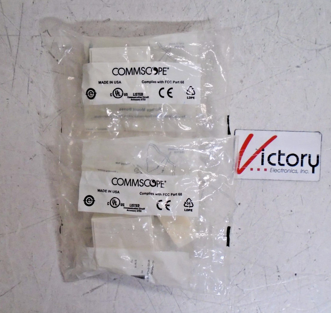 NIOB Commscope Surface Mount Boxes 2-PACK | M102-SMB-B-262 | 107984056 | White