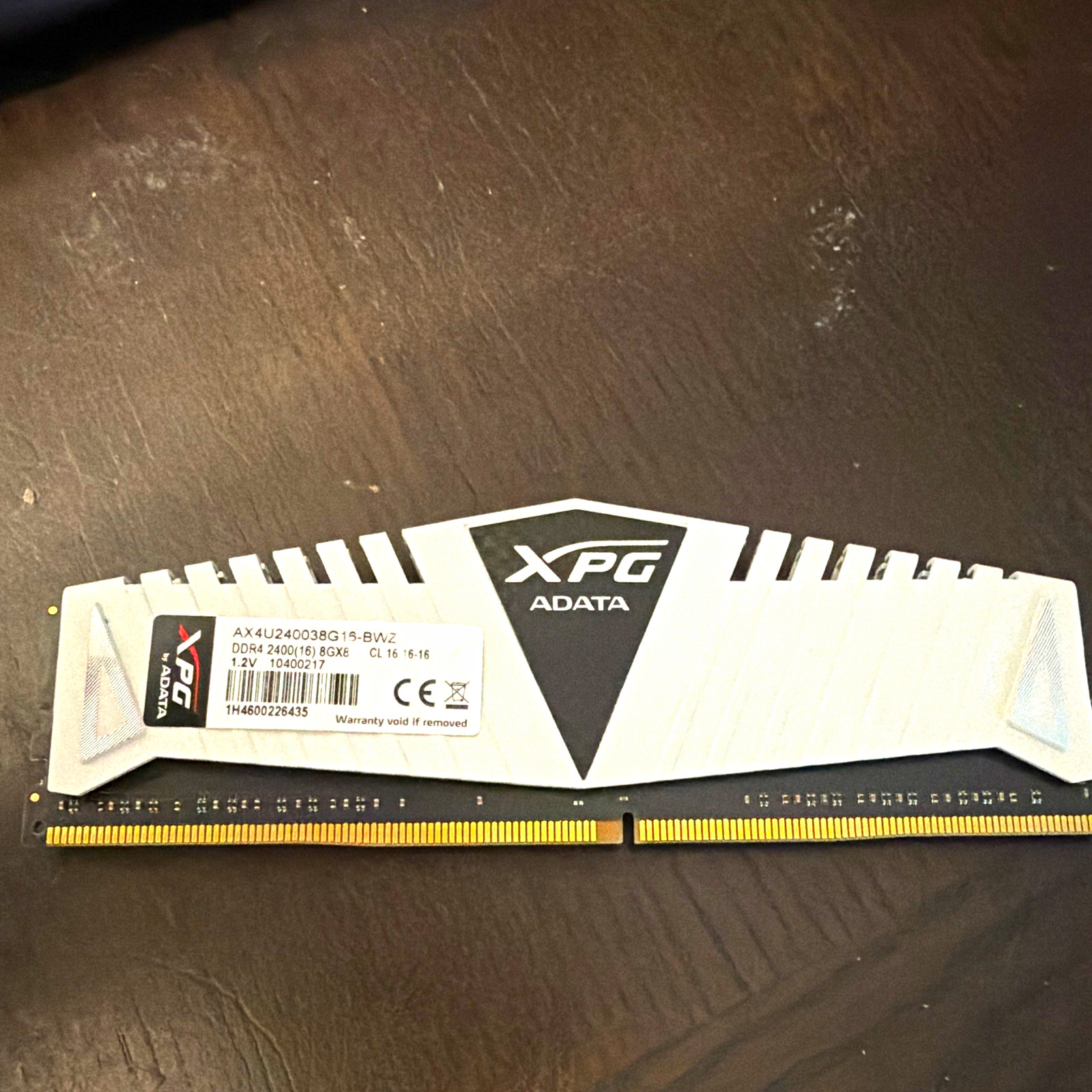 ADATA XPG 8GB DDR4-2400 PC4-19200 288-Pin DIMM RAM AX4U240038G16-BWZ