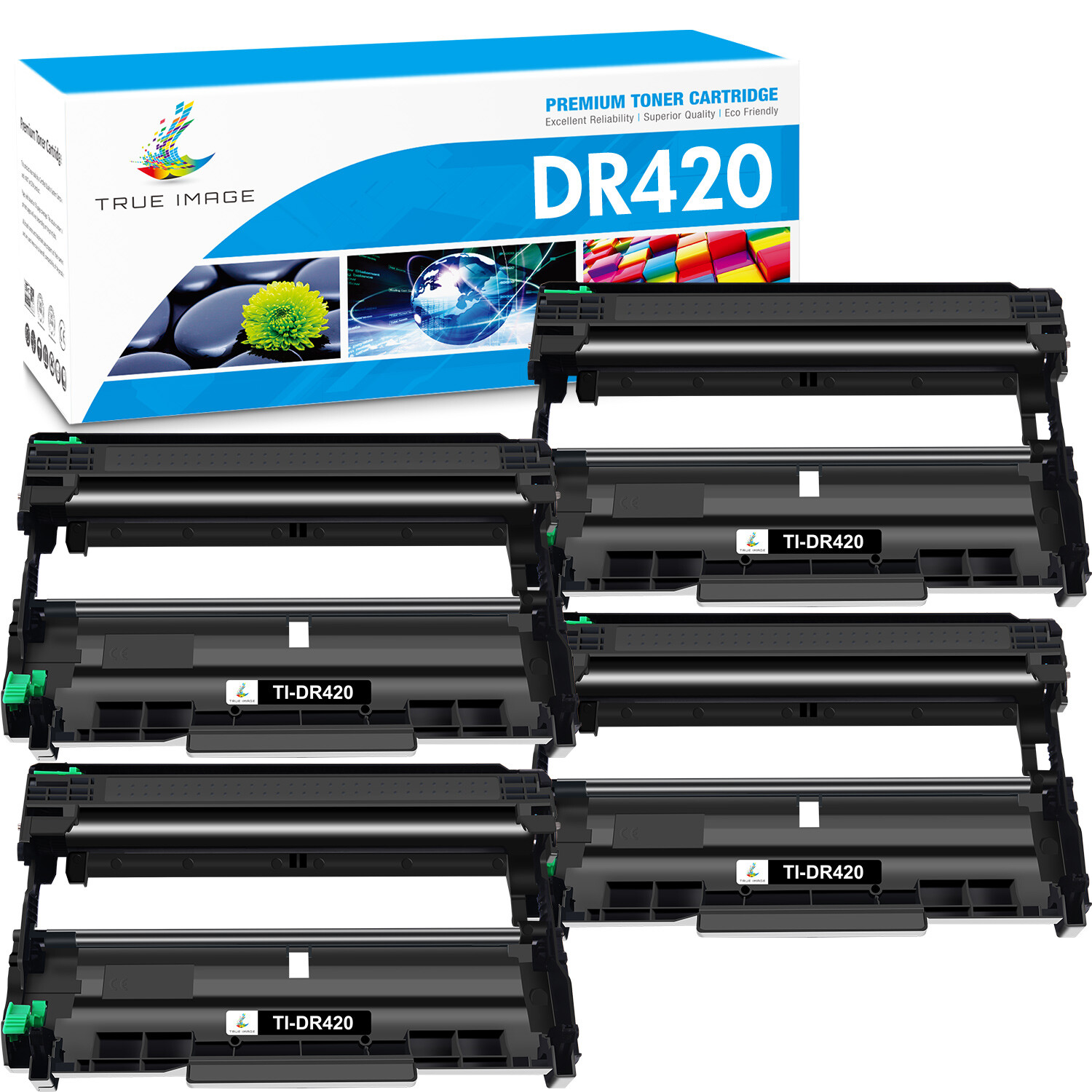 4PK DR420 DR-420 Drum Unit DR450 Compatible With Brother MFC-7360N 7460DN