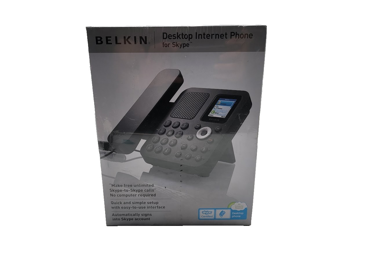 Belkin F1PP0101EN-SK Desktop Internet Phone for Skype