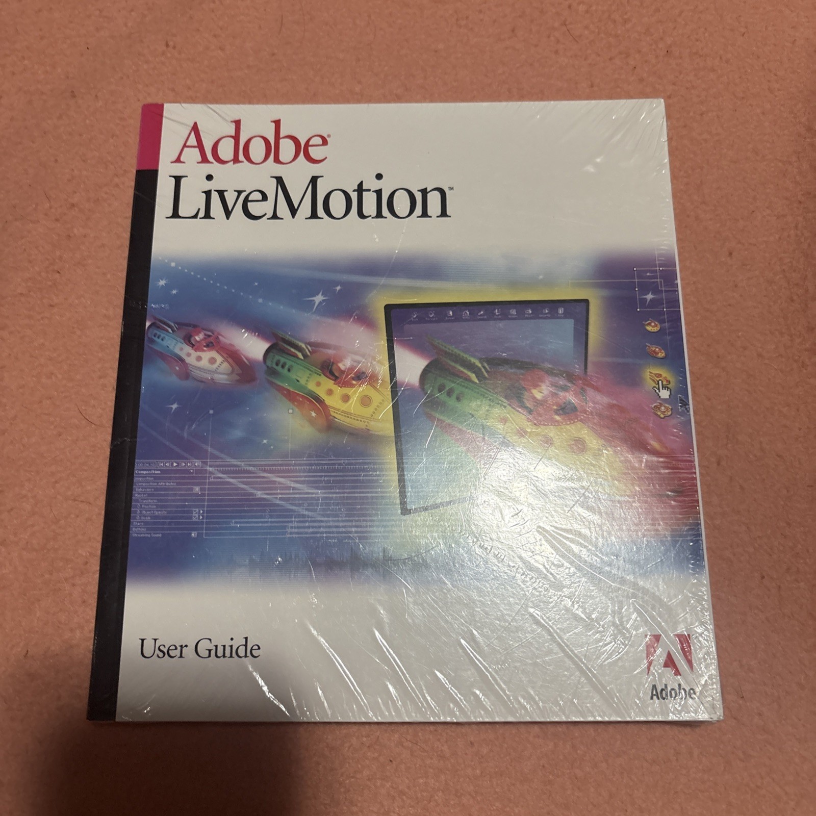 Brand New Sealed Adobe LiveMotion User Guide Manual Vintage Software Book