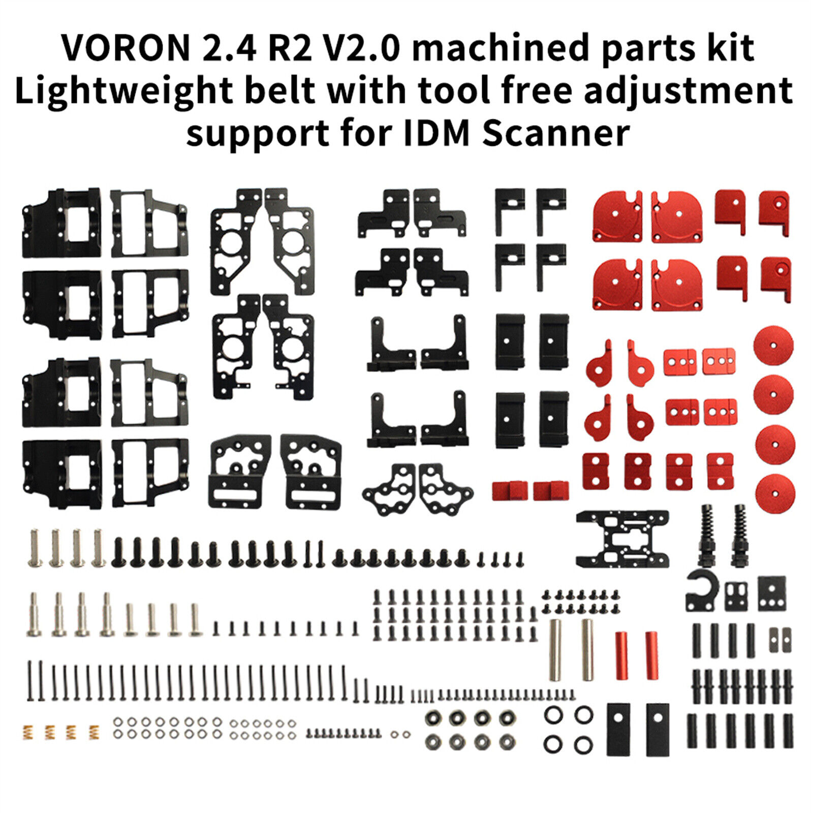 For Voron 2.4 R2 V2.0 Machine with Screws Mounting Aluminum Alloy 6061-T6 Kit