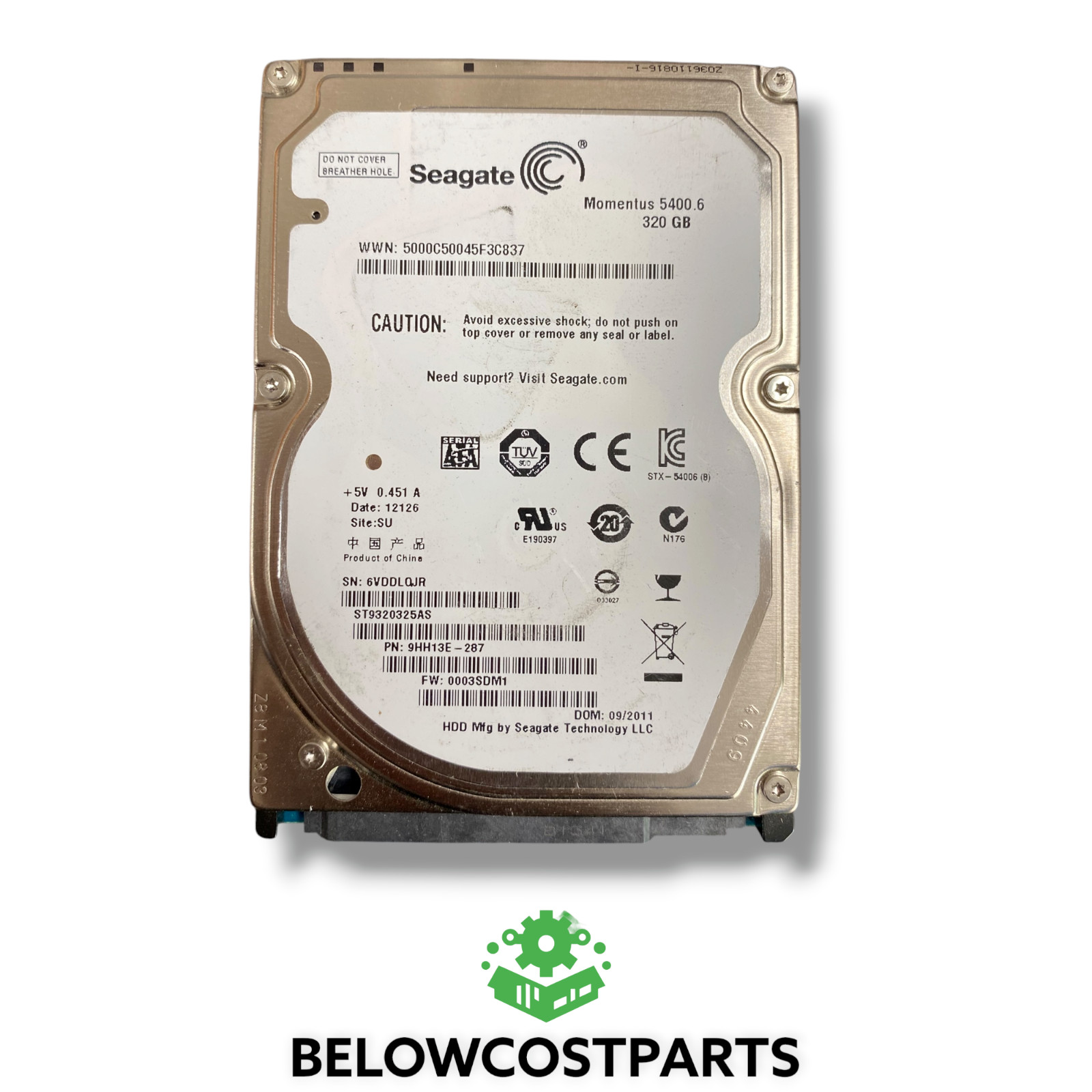 💻 Seagate Momentus 5400.6 320GB 2.5" SATA Laptop HDD ST9320325AS ⚙️