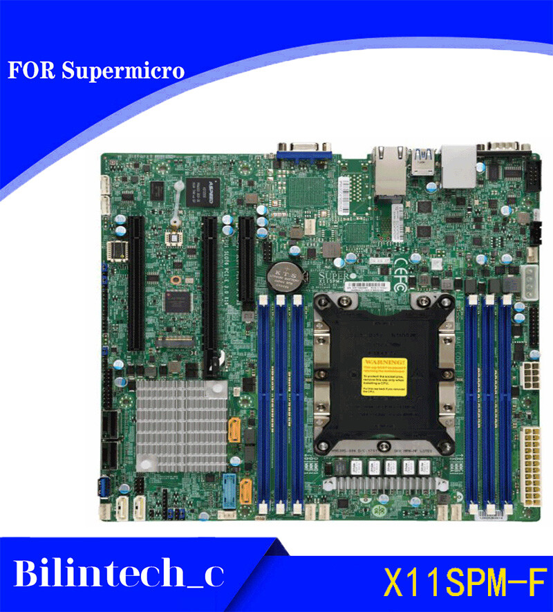 FOR Supermicro X11SPM-F Motherboard DDR4 LGA2011 128GB c612 VGA Intel