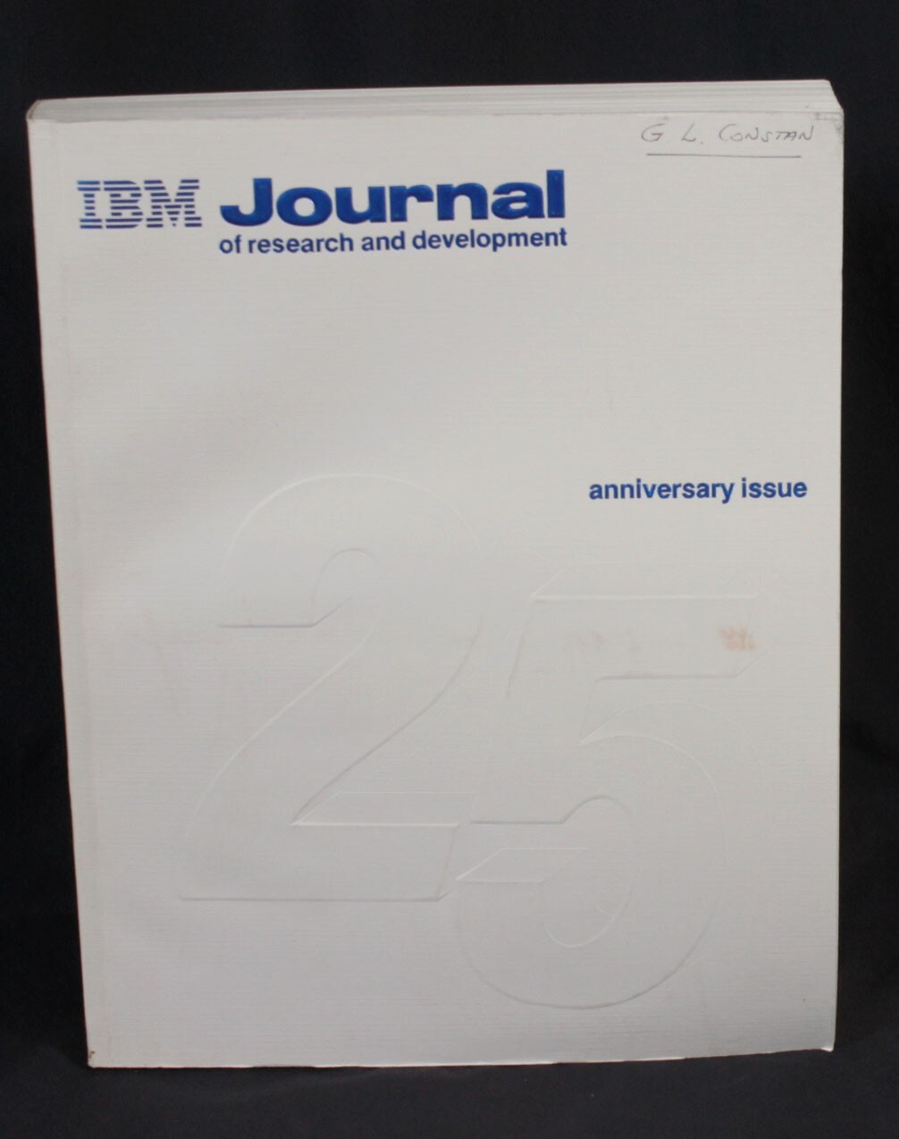 Vtg IBM Journal 25th Anniv Issue Sept 1981 Research Development Computers Book