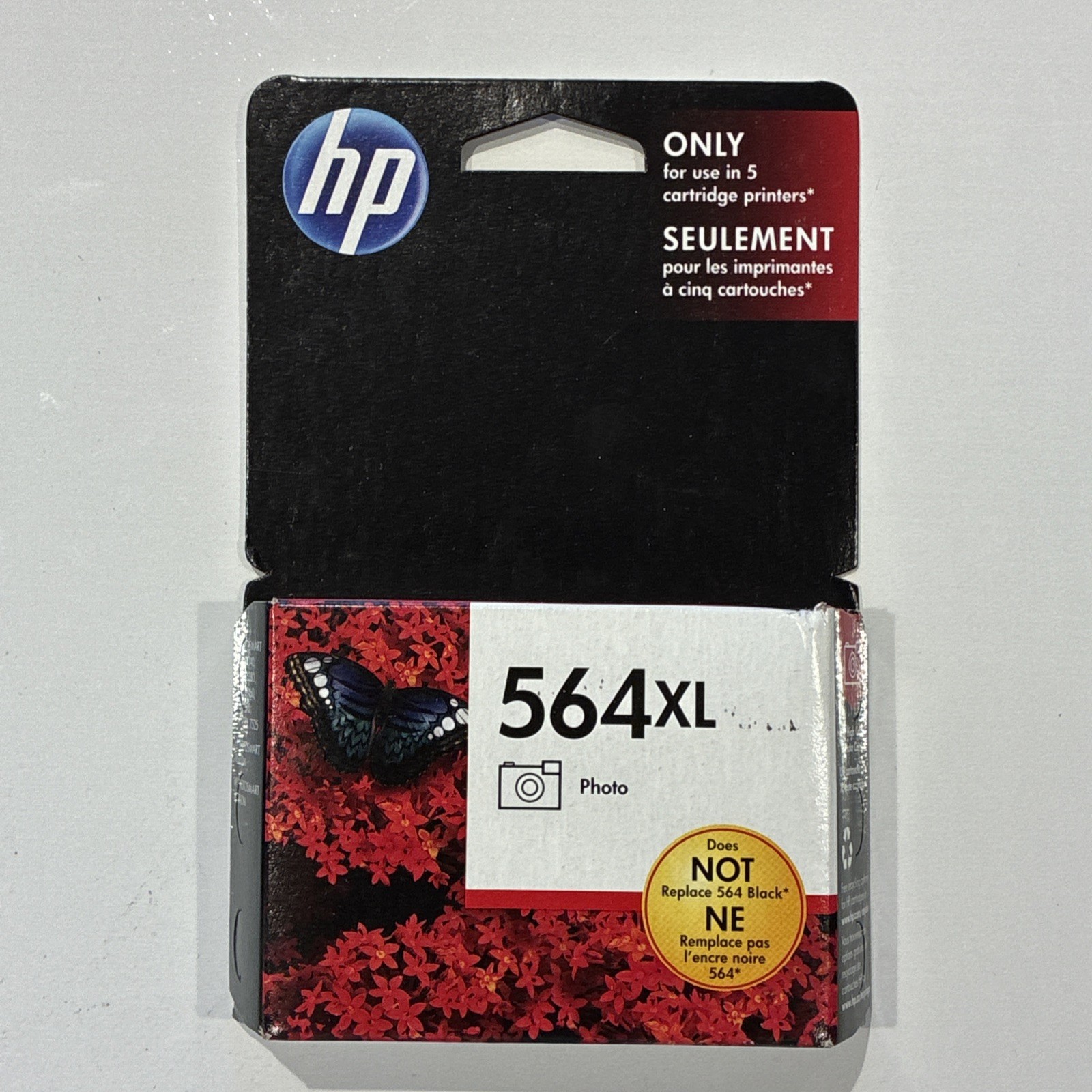 Genuine HP 564XL Photo Black Ink Cartridge High Yield CB322WN OEM (2017)