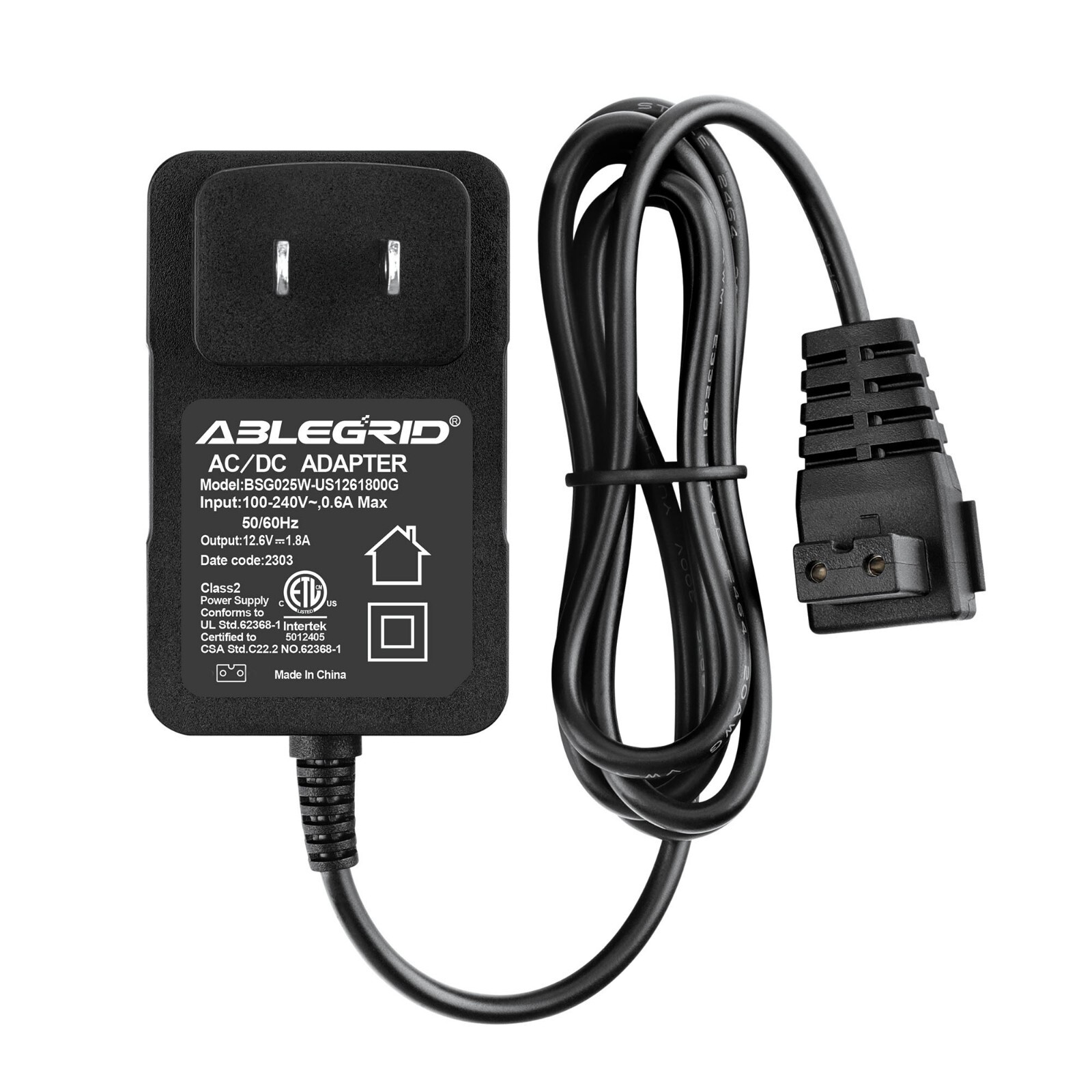 2-Prong 12.6V AC/DC Adapter For AIPER SMART Seagull 600 HJ1102 Power Charger