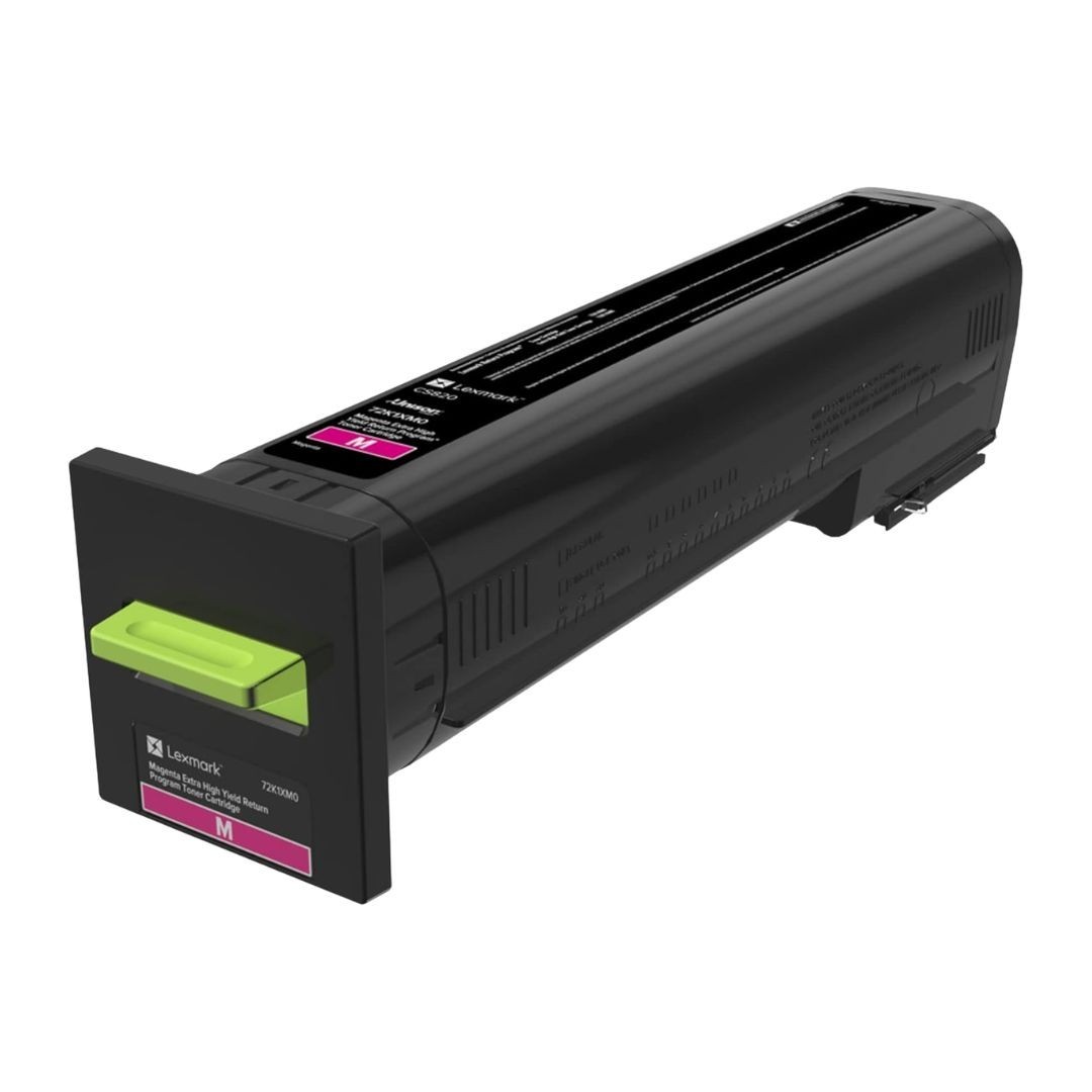 Lexmark 72K1XM0 Toner Cartridge Magenta 22000 Pages High Yield Genuine