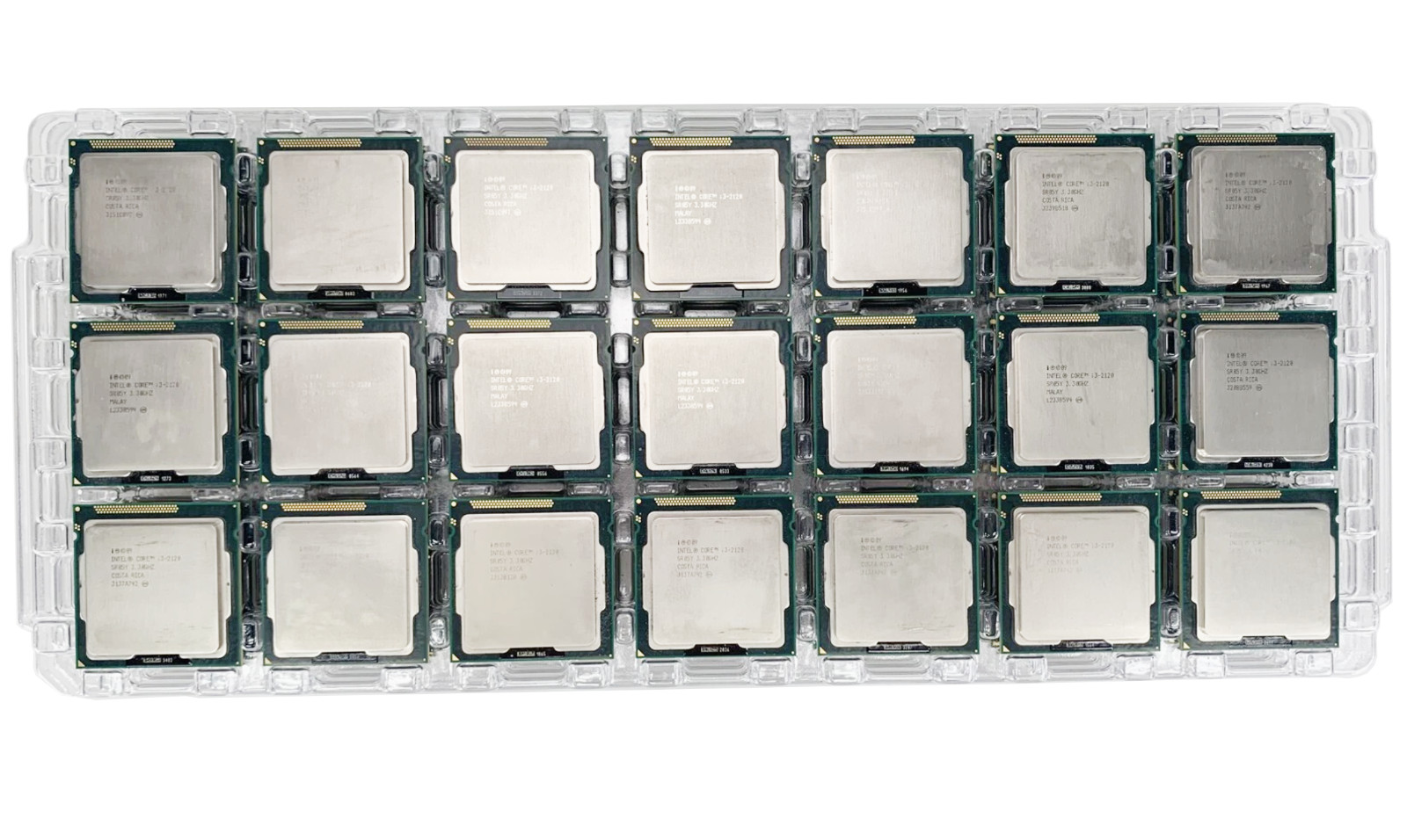 Lot of 21 - Intel Core i3-2120 CPU SR05Y 3.30GHz Desktop Processor LGA-1155