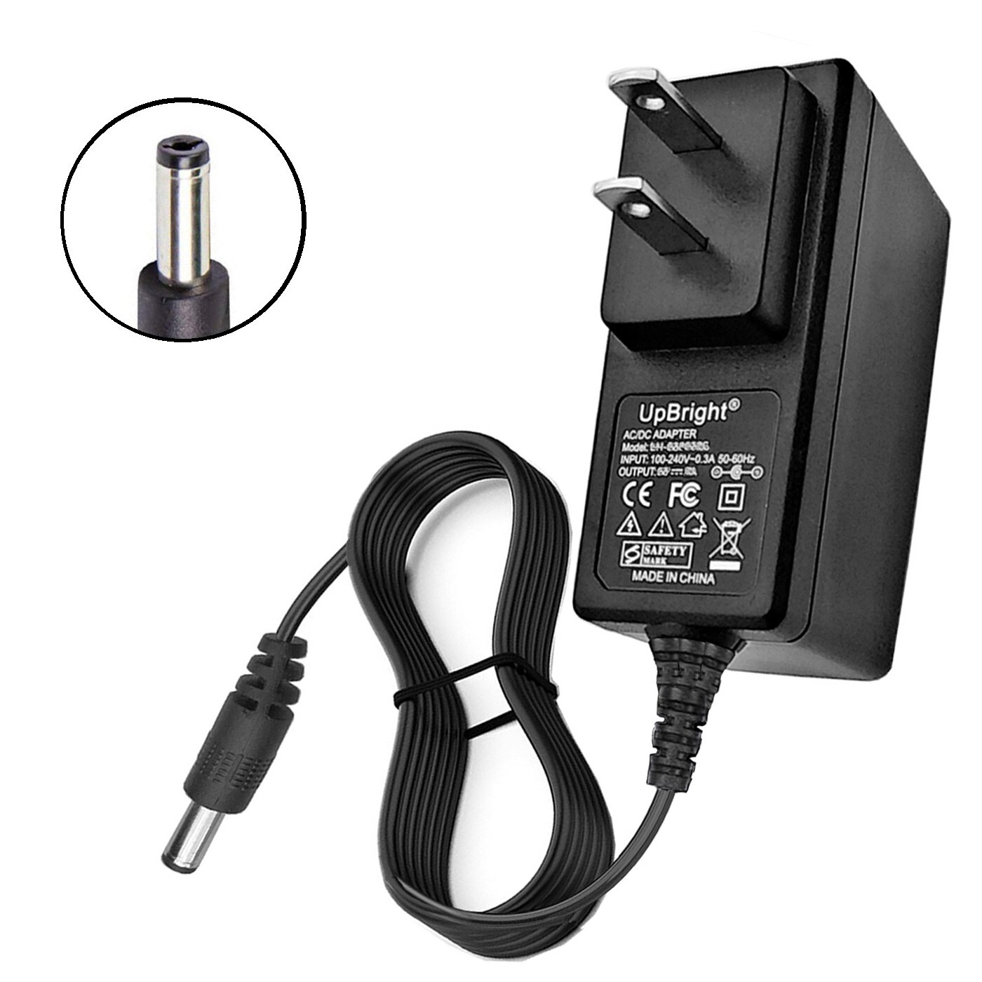 Barrel Round Plug Tip AC Adapter For SiYuan EC12 Portable Generator Power Supply