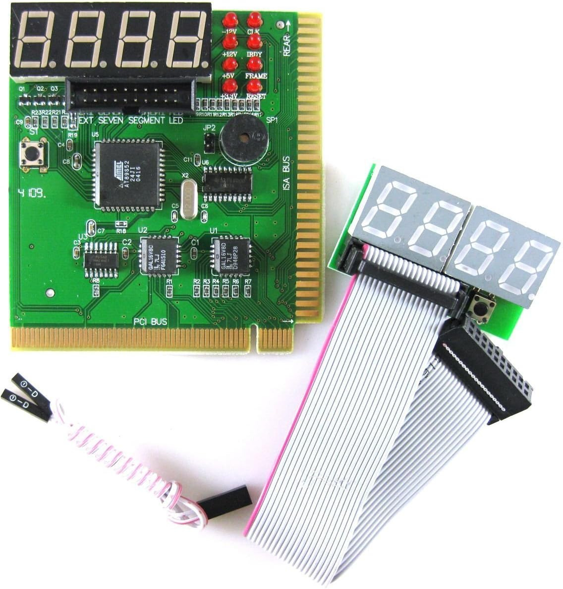 Optimal Shop 4 Digit PCI and ISA PC Computer Motherboard Power Diagnostic Analy