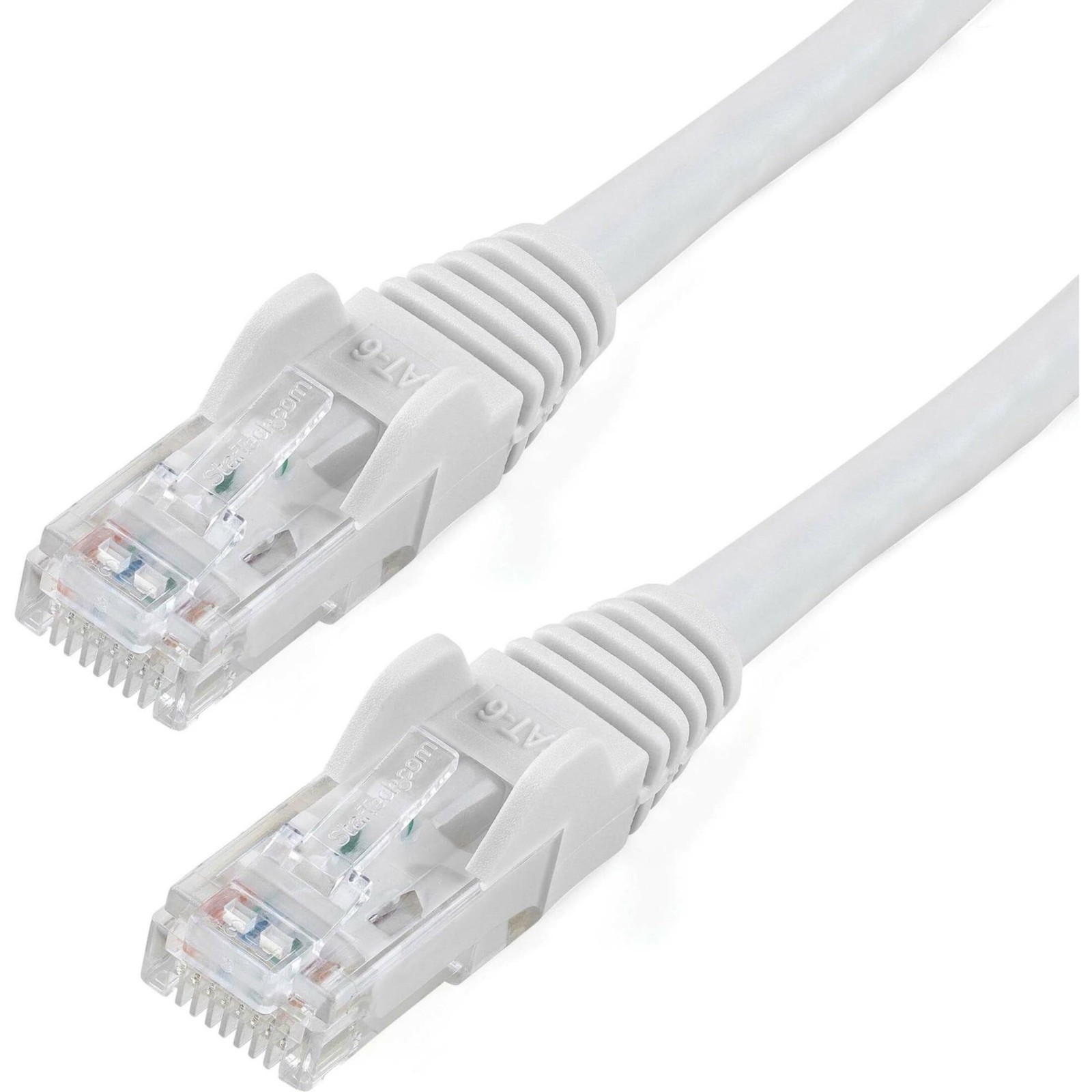 25ft CAT6 Ethernet Cable - White Gigabit Network Patch Cord, 650MHz, PoE, Snagle