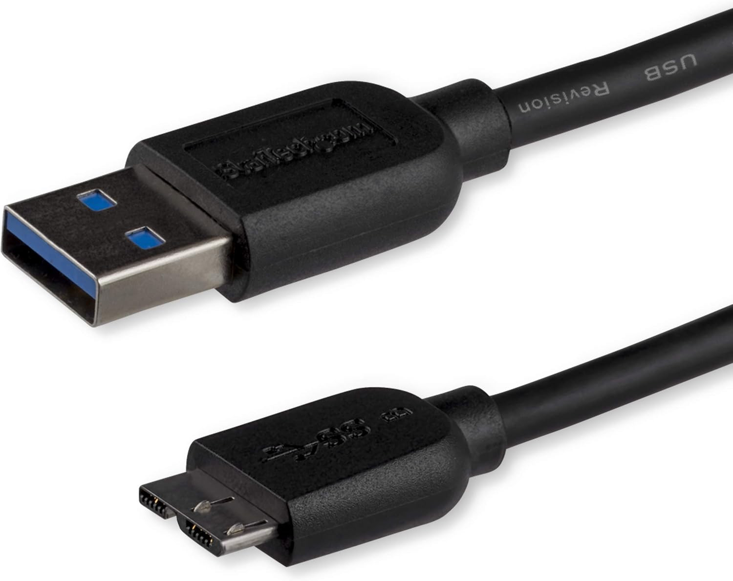 StarTech 10ft Slim USB 5Gbps Cable, USB-A to Micro-B, M/M (USB3AUB3MS)