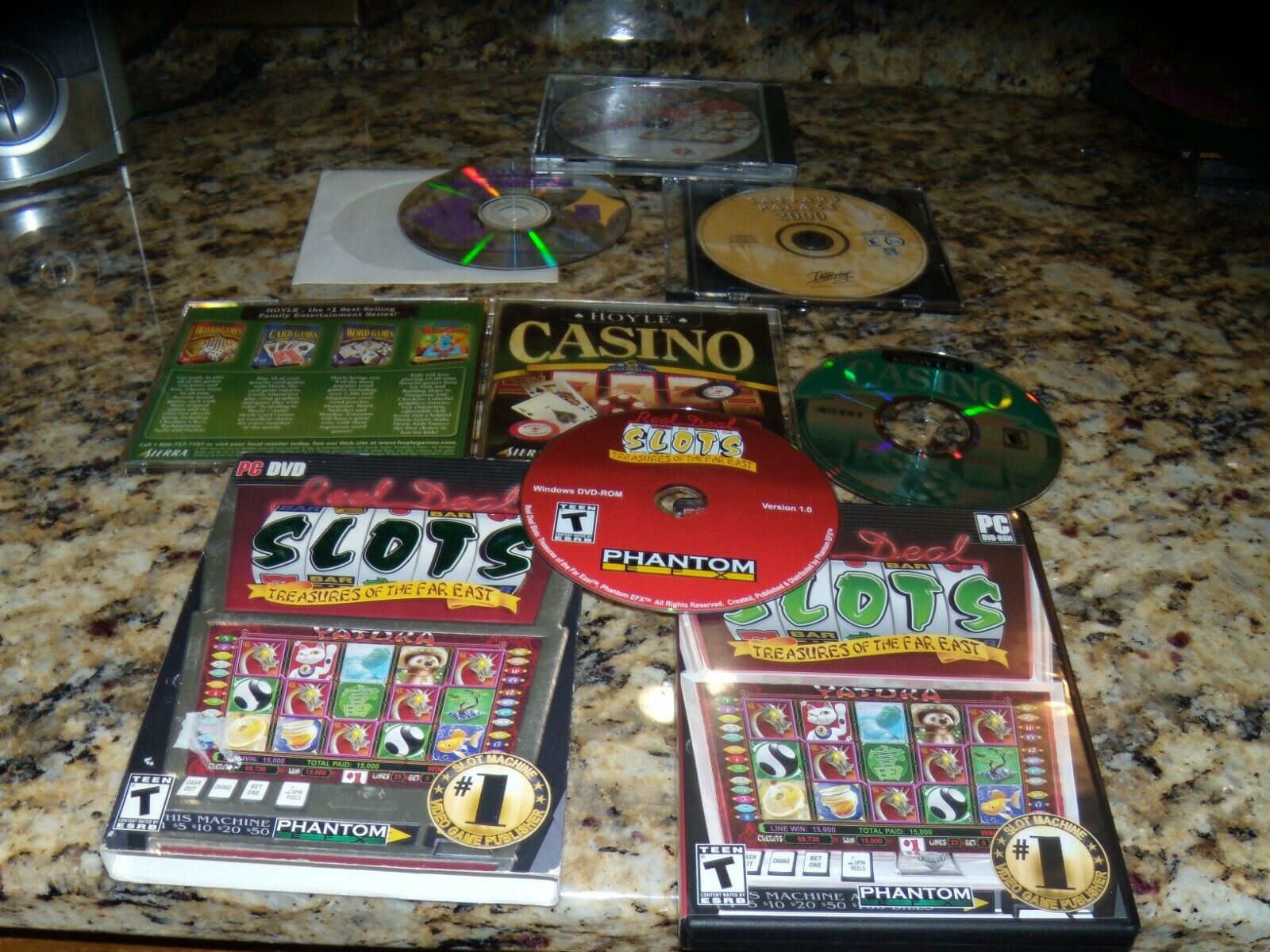 5 Mostly Gambling PC Games: Slots, Casino, Caesars Palace 2000 , Solitaire